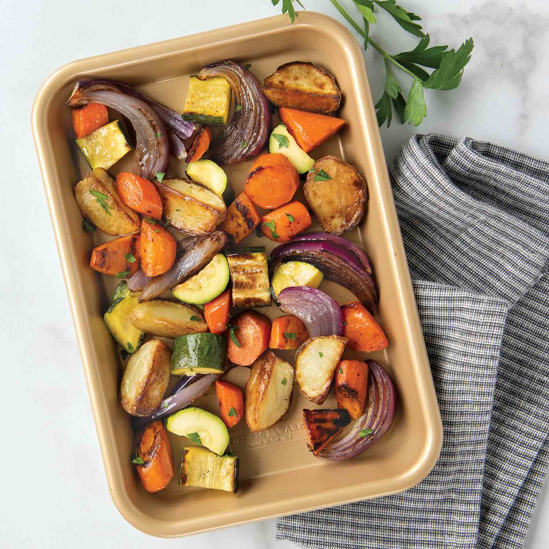 Nordic Ware Gold Nonstick Eighth Sheet Pan