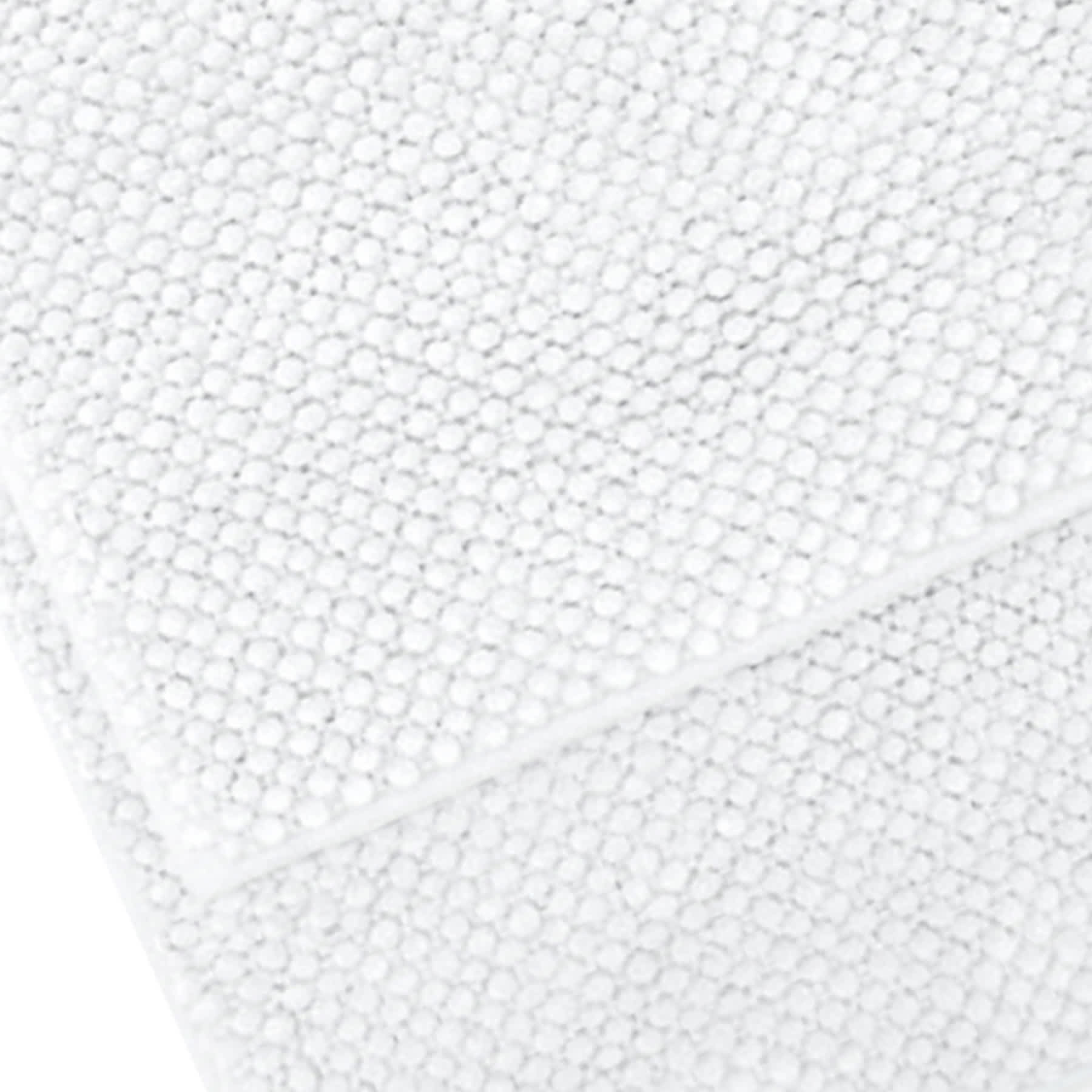 2-Piece White Greta Zig Zag Noodle Rug Set