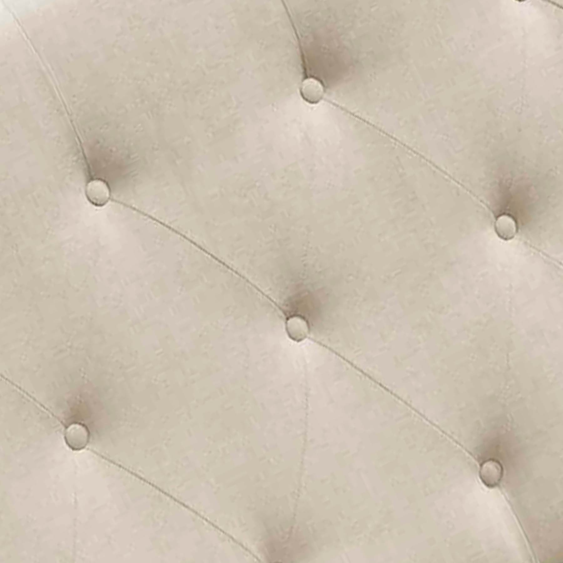 Honeybloom Kane Beige Tufted Headboard, King
