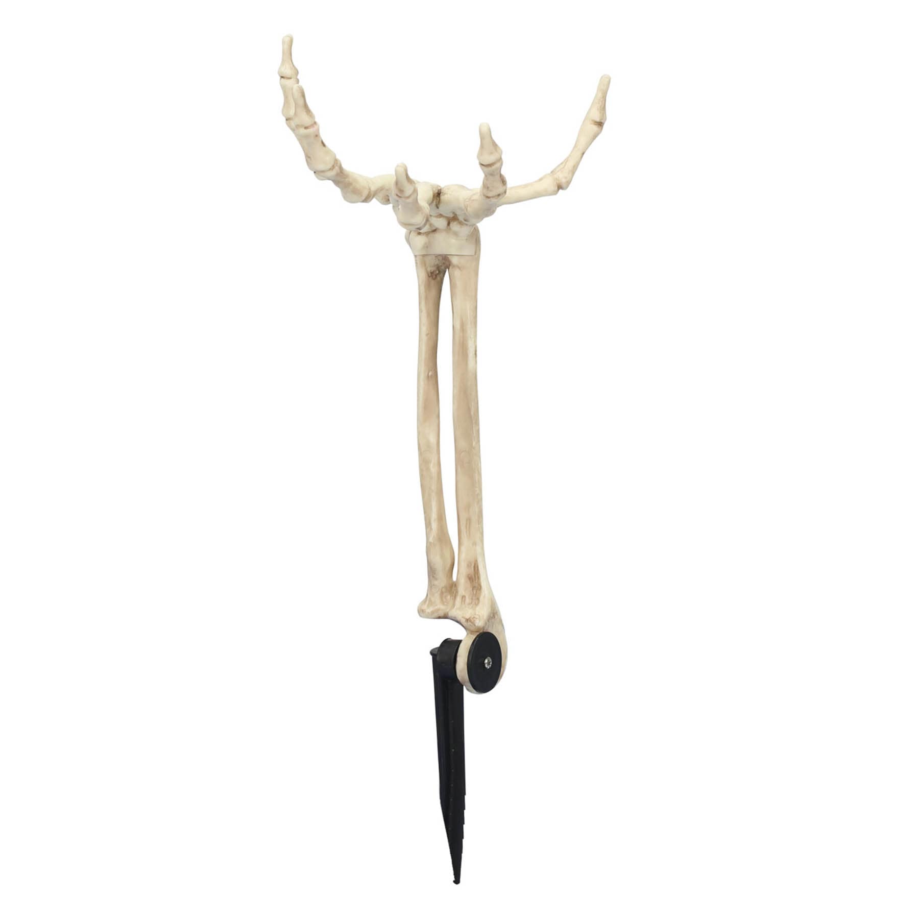 Skeleton Hand Holding Yardstake, 12.5"