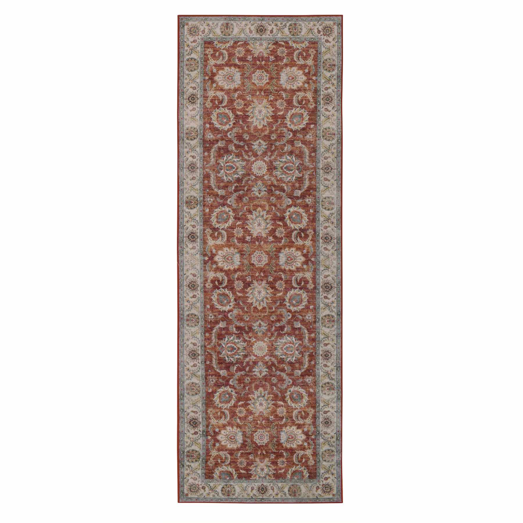 Rust Dove All Over Border Runner, 2x6