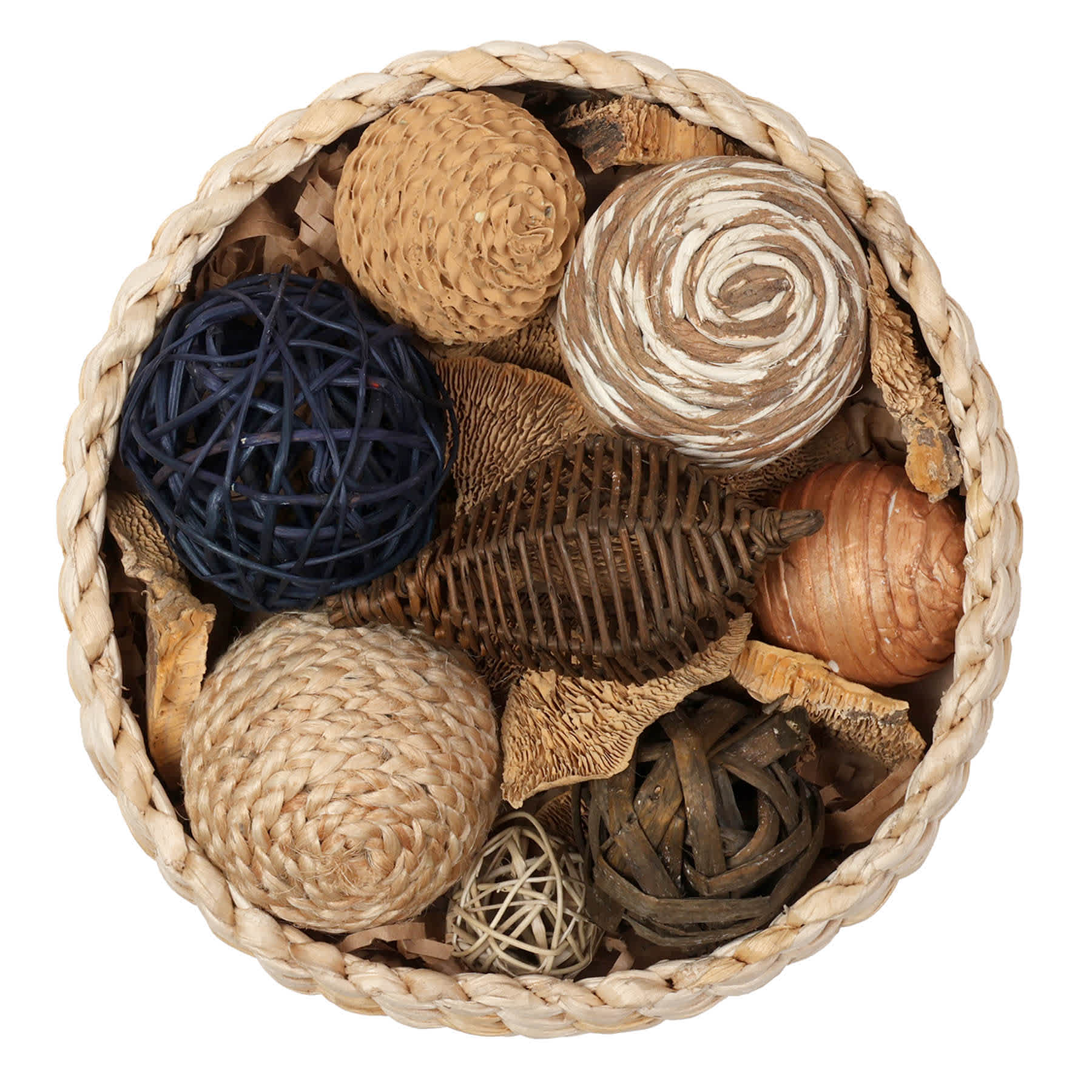 Taupe Filler with Banana Fiber Basket