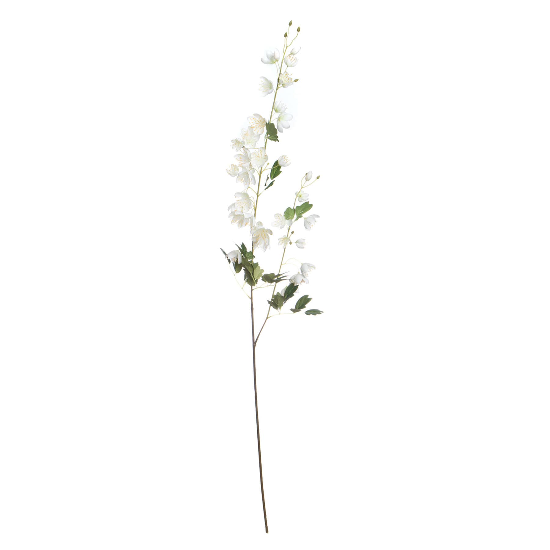 White Hanging Columbine Spray, 42"