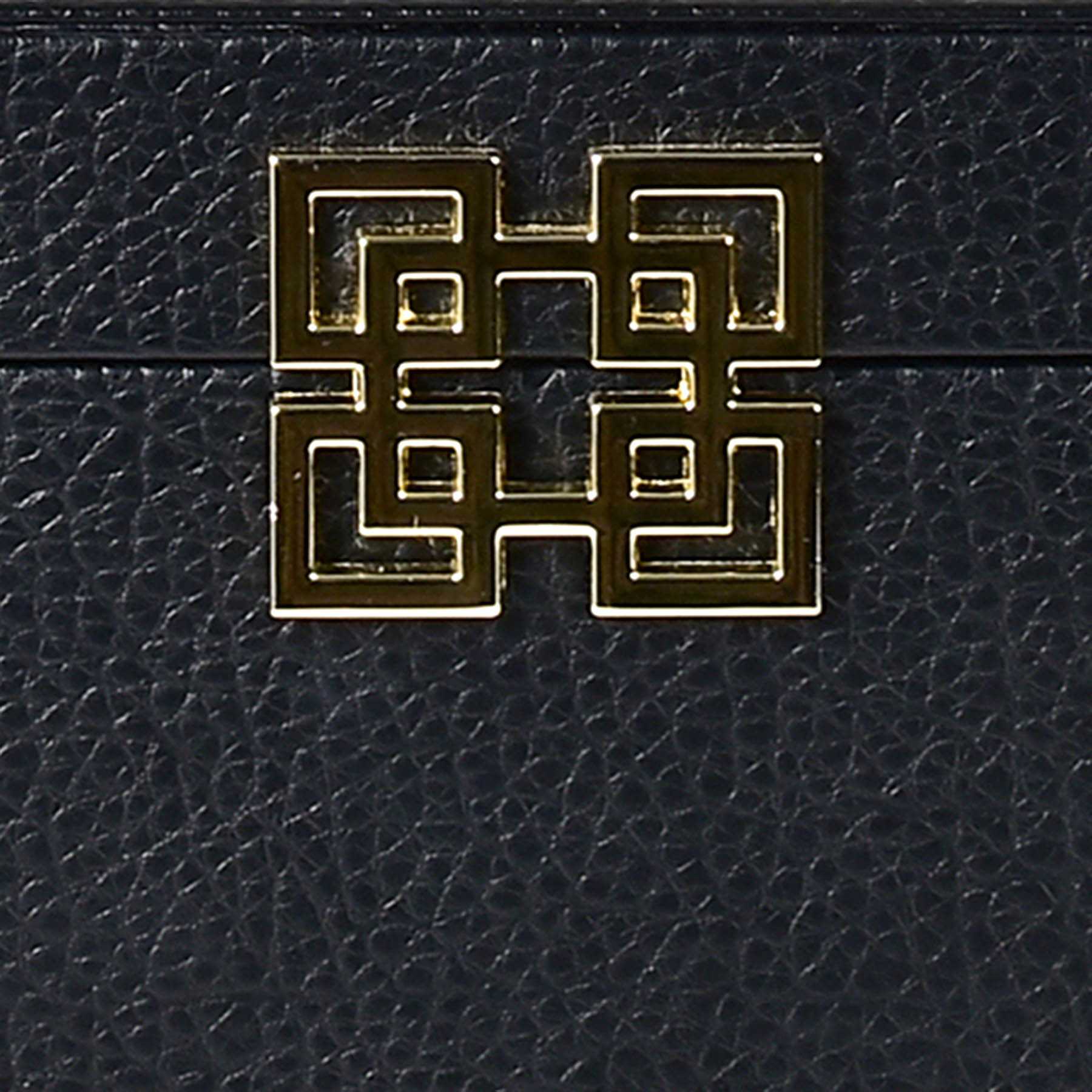 Black Leather Decorative Box, Large