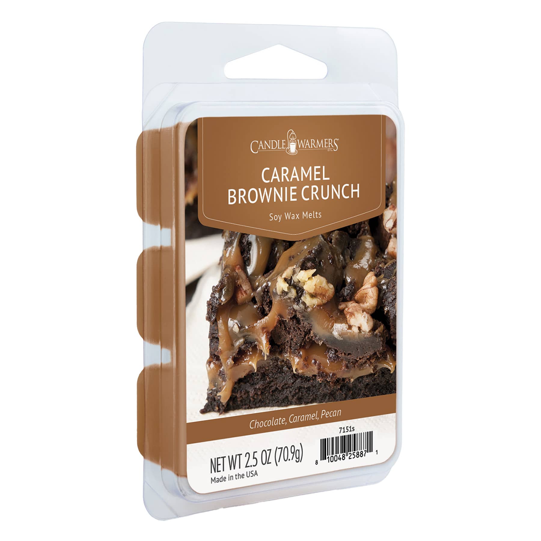 Carmel Brownie Crunch Scented Wax Melts, 2.5oz