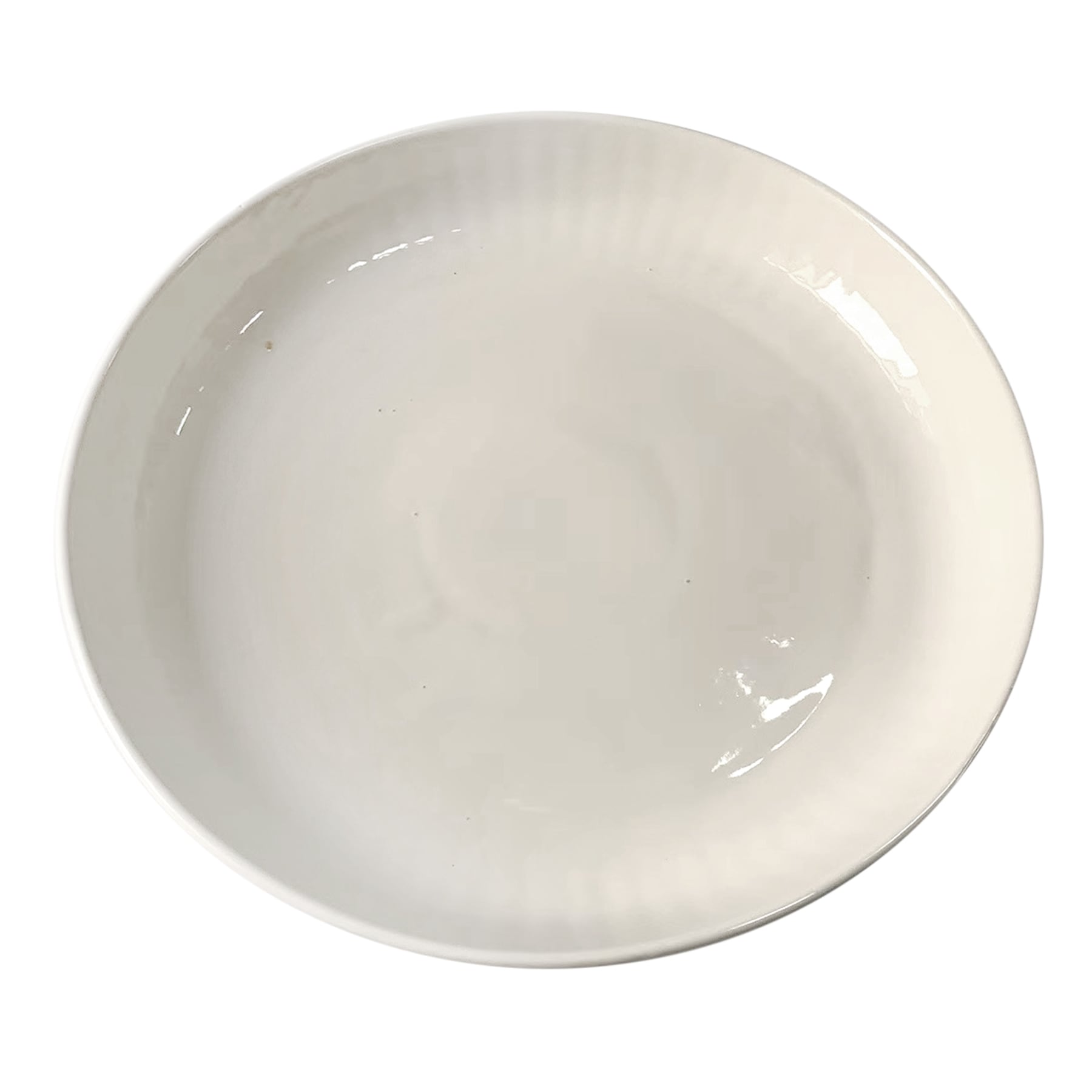 Tracey Boyd White Ceramic Decorative Plate, 12"