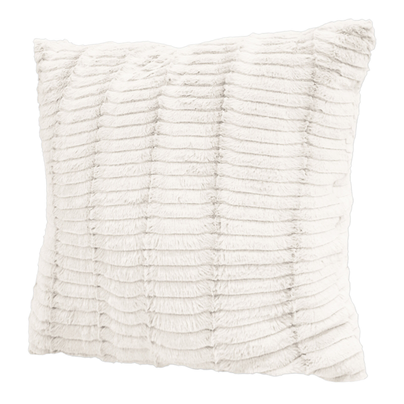White Lash Throw Pillow, 24"