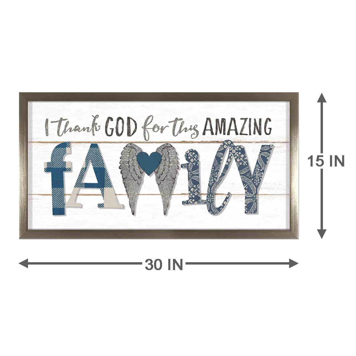 Thank God for This Amazing Family Wall Sign, 15x30