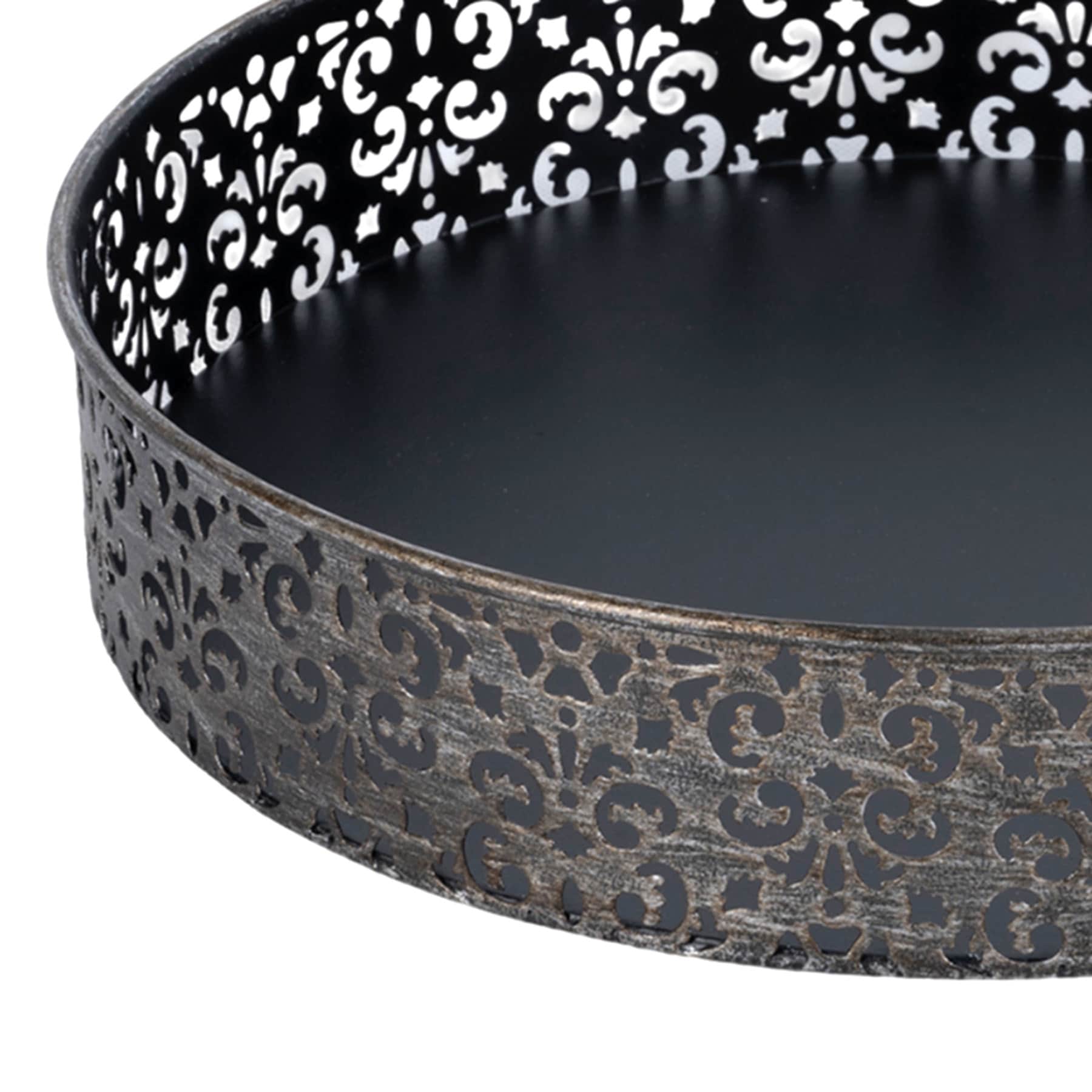 Found & Fable Metal Decorative Tray, 12"