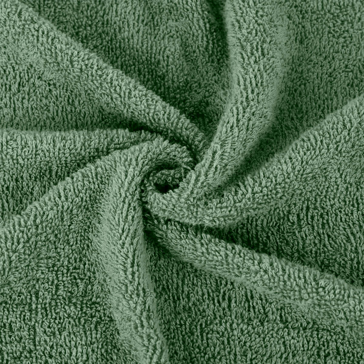 Essential Solid Green Washcloth, 13"