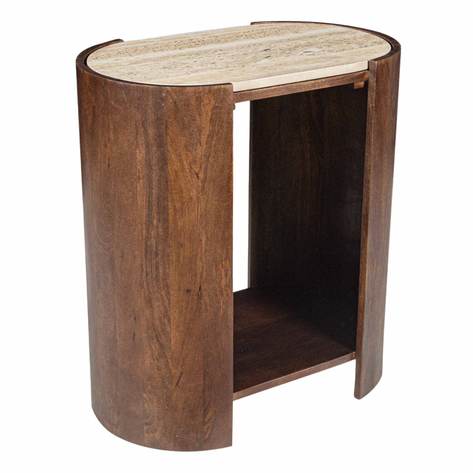 Crosby St. Adrianne Wood Accent Table