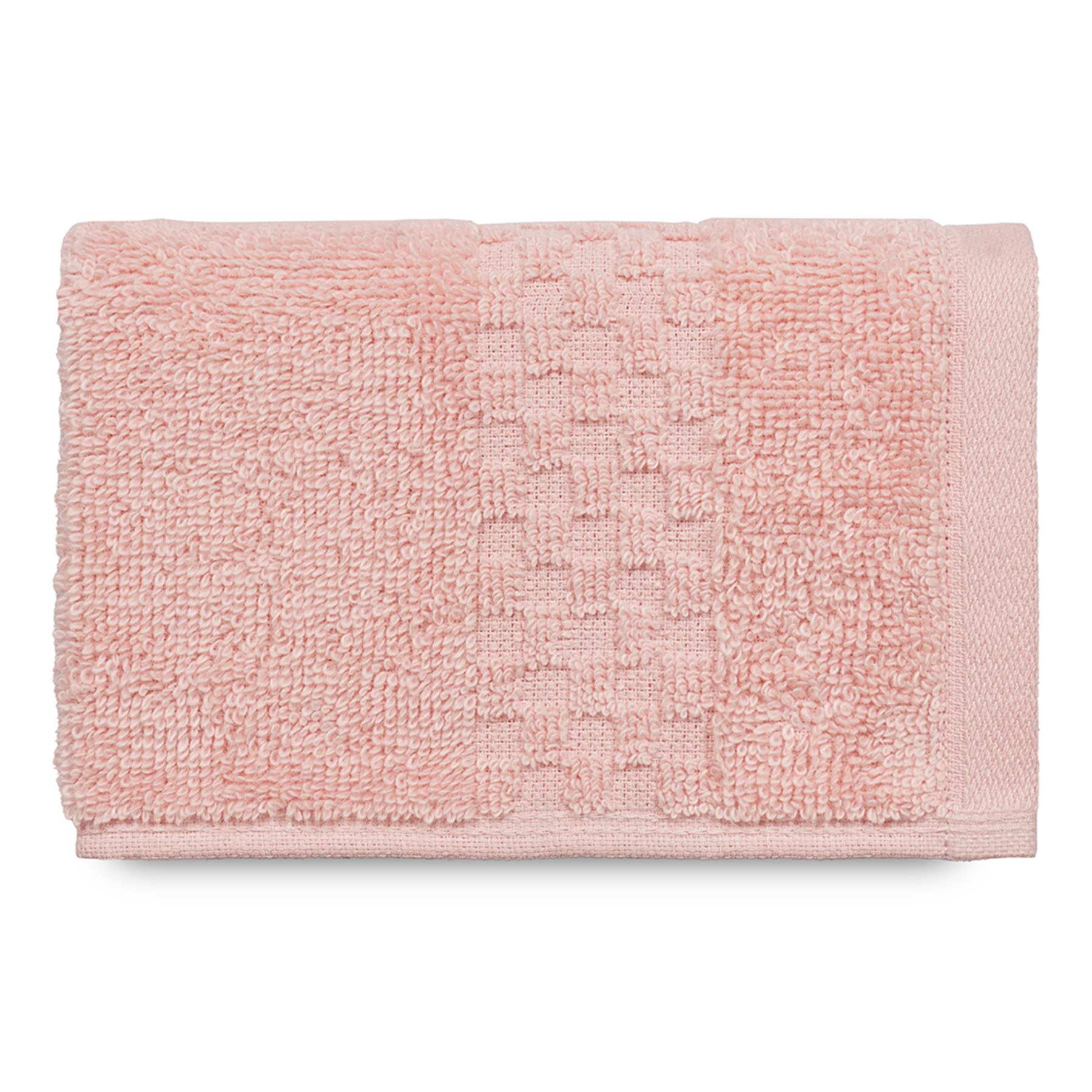 Tiny Dreamers Pink Cotton Washcloth, 13"