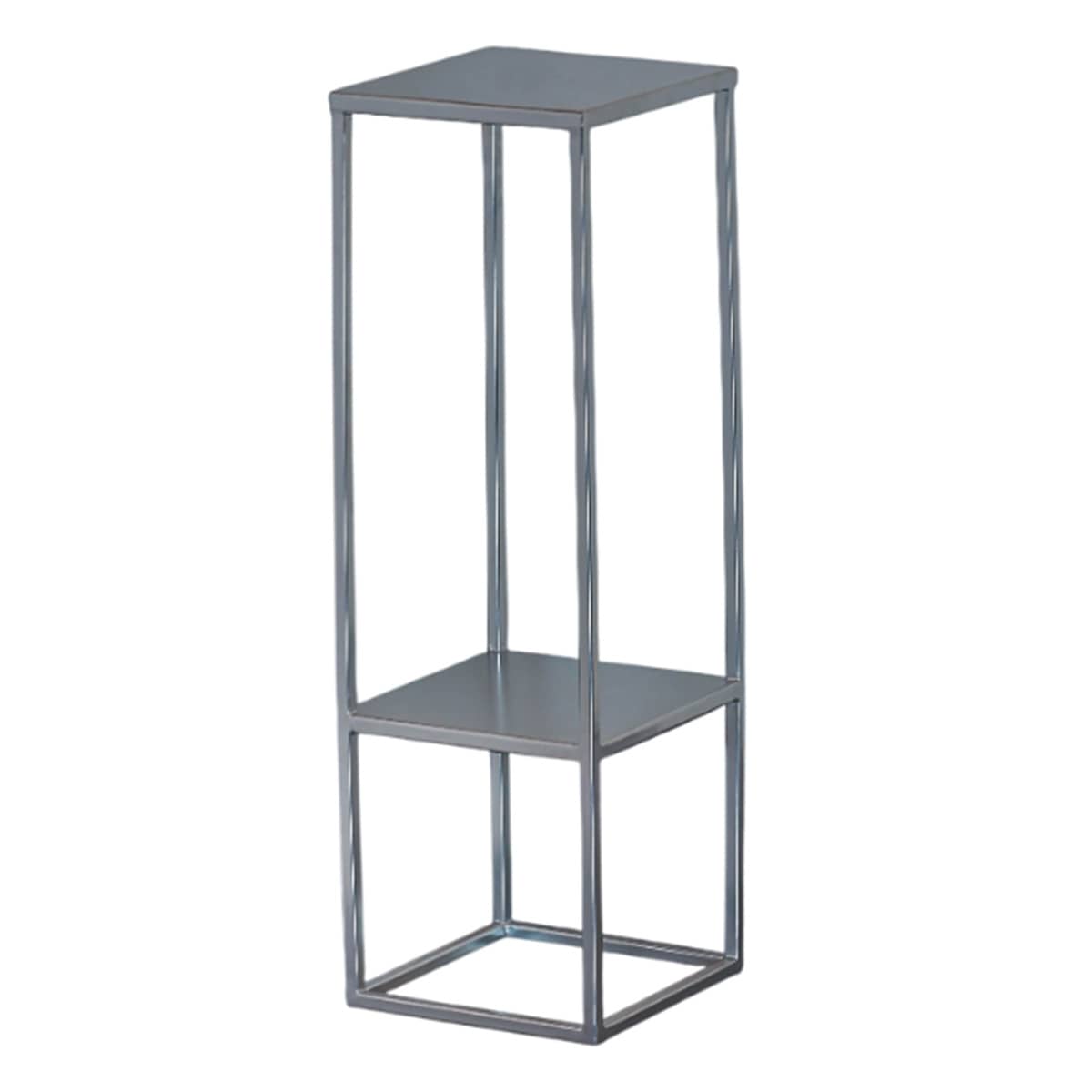 Silver Iron Metal Riser, 23"