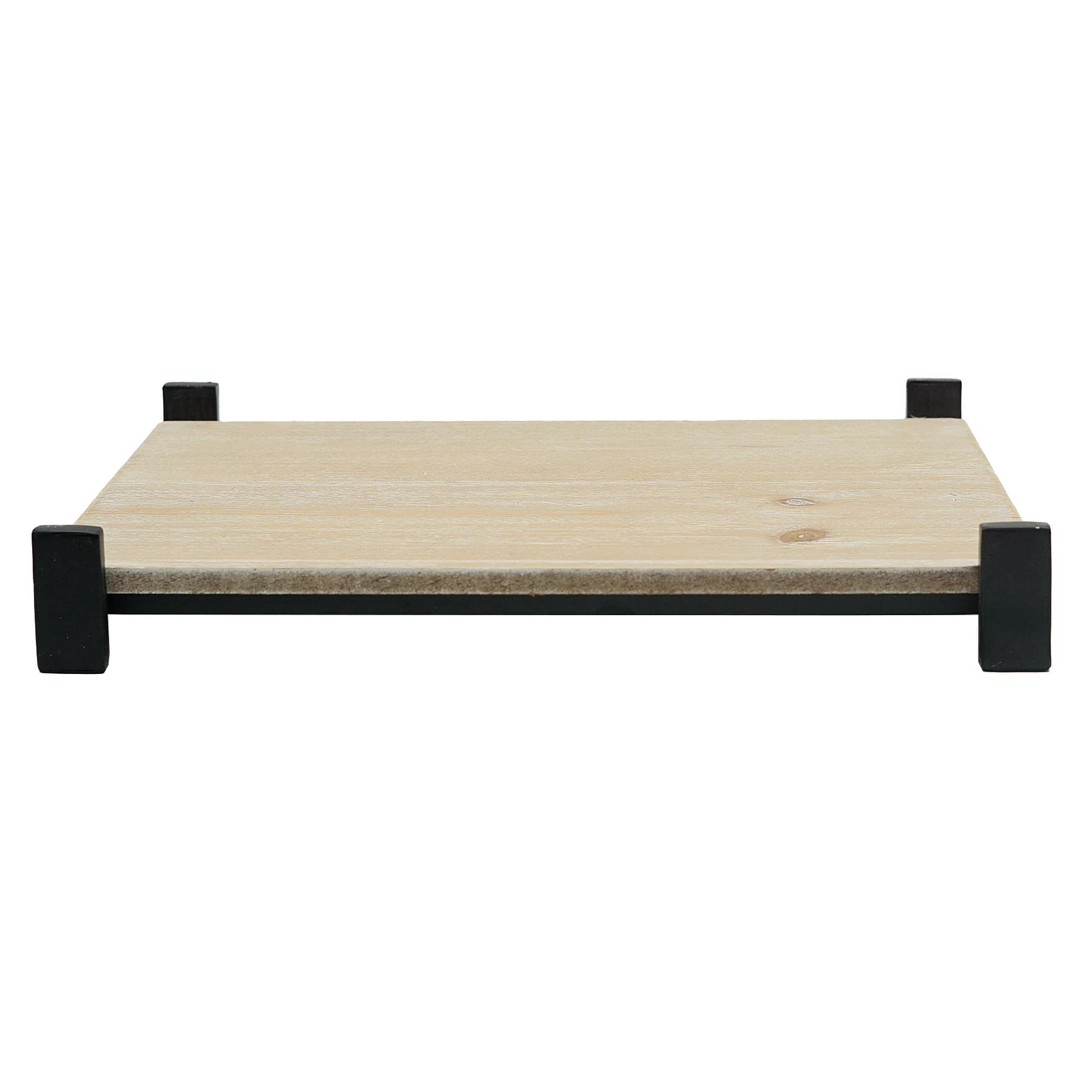 Metal Wood Tray, 14X12