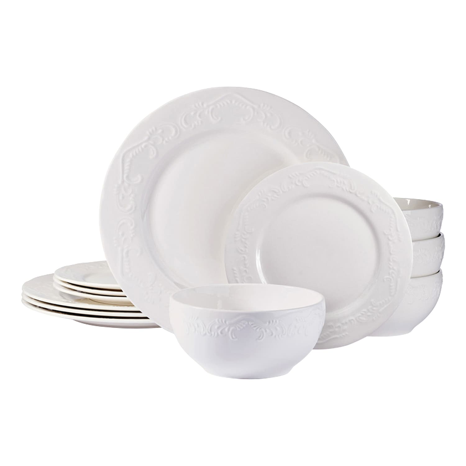 Pfaltzgraff 12-Piece Charlotte Dinnerware Set