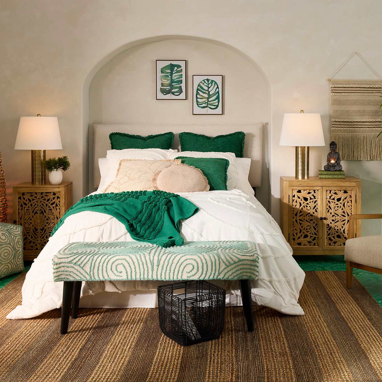 Found & Fable Carly Taupe Headboard, Full/Queen