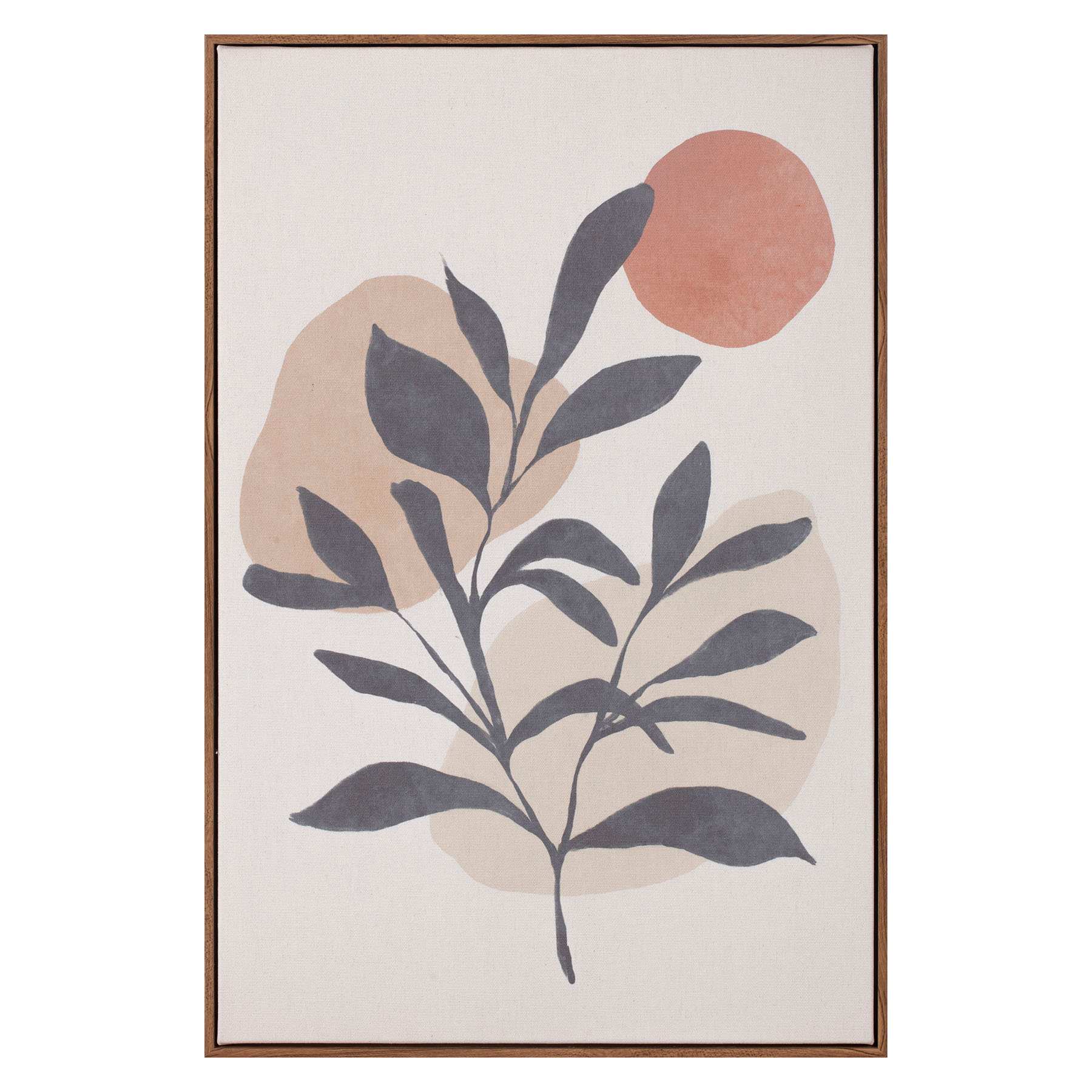 Framed Botanical Under the Sun Canvas Wall Art, 20x30