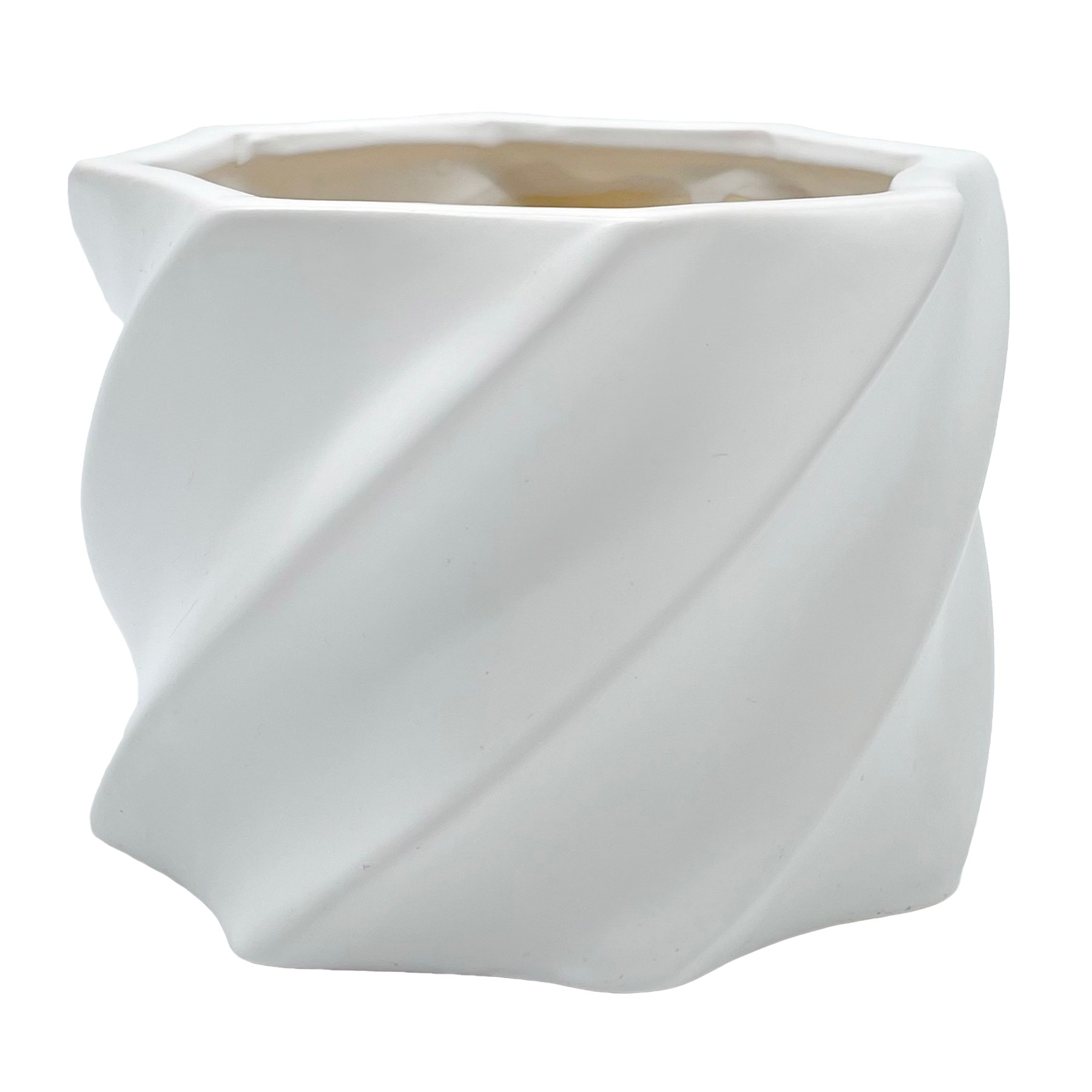 Crosby St. Indoor Ali White Planter, 6"