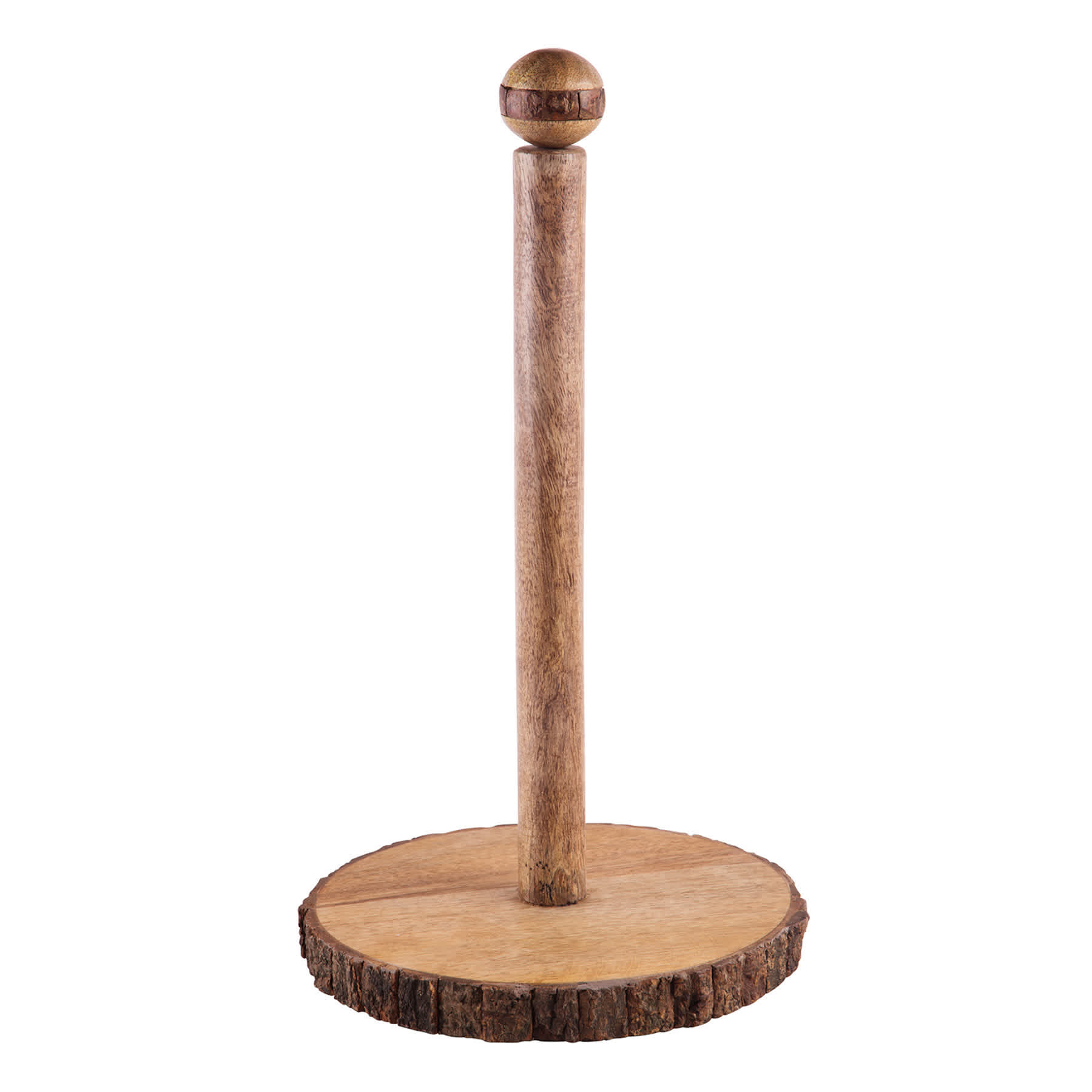 Bark Wood Paper Towel Holder