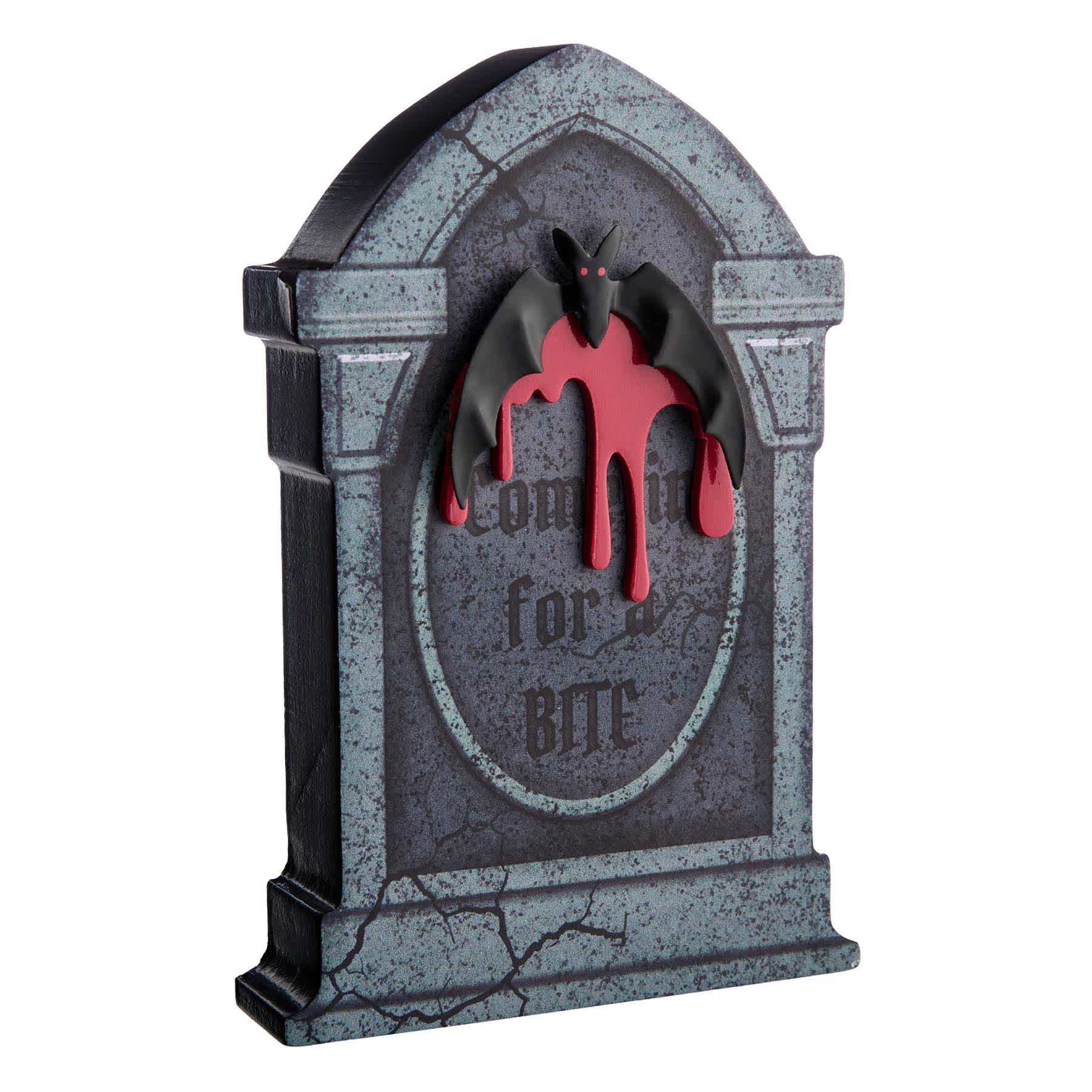 Midnight Shadows Tombstone Decor, 6"