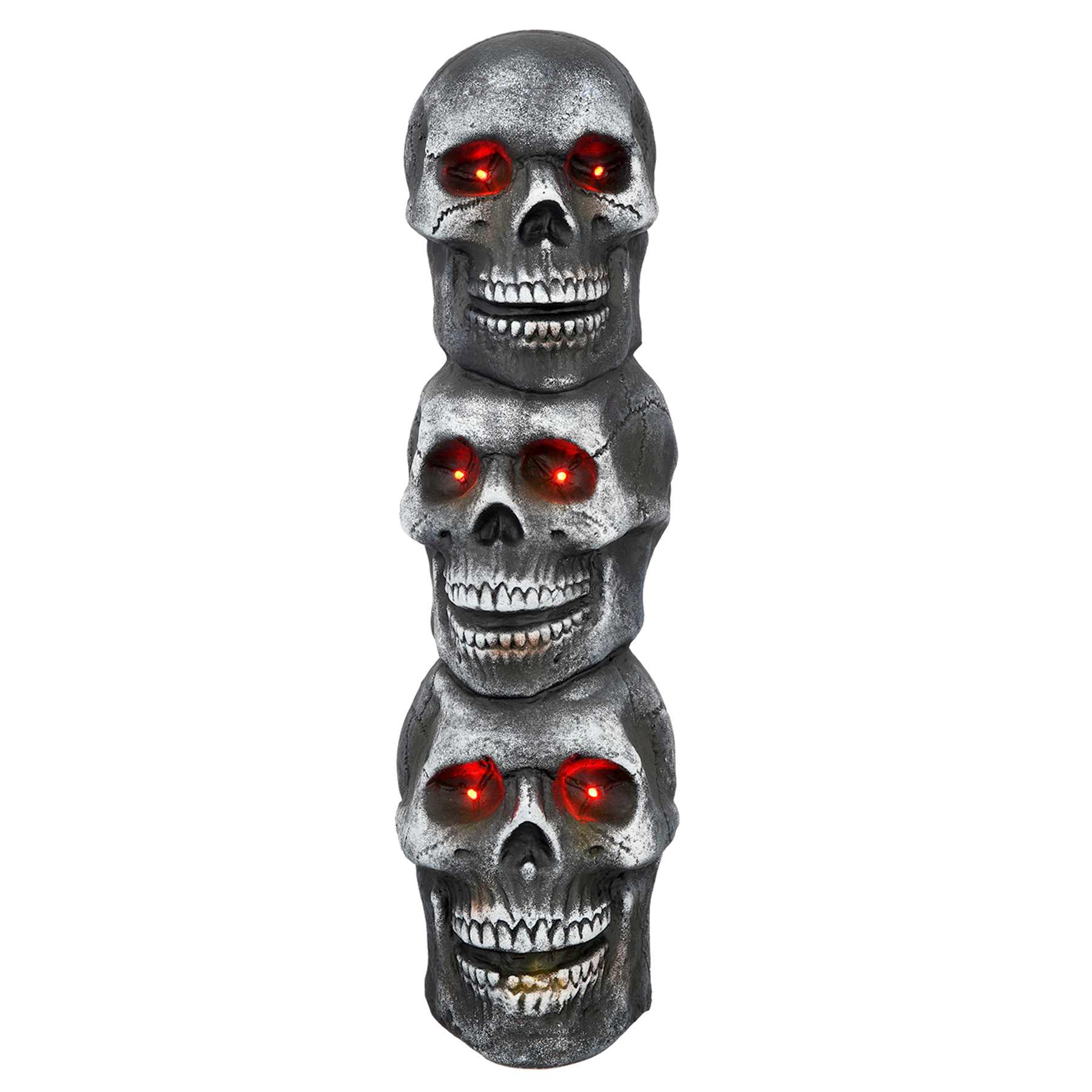LED Stacked Skull Blow Mold, 28"