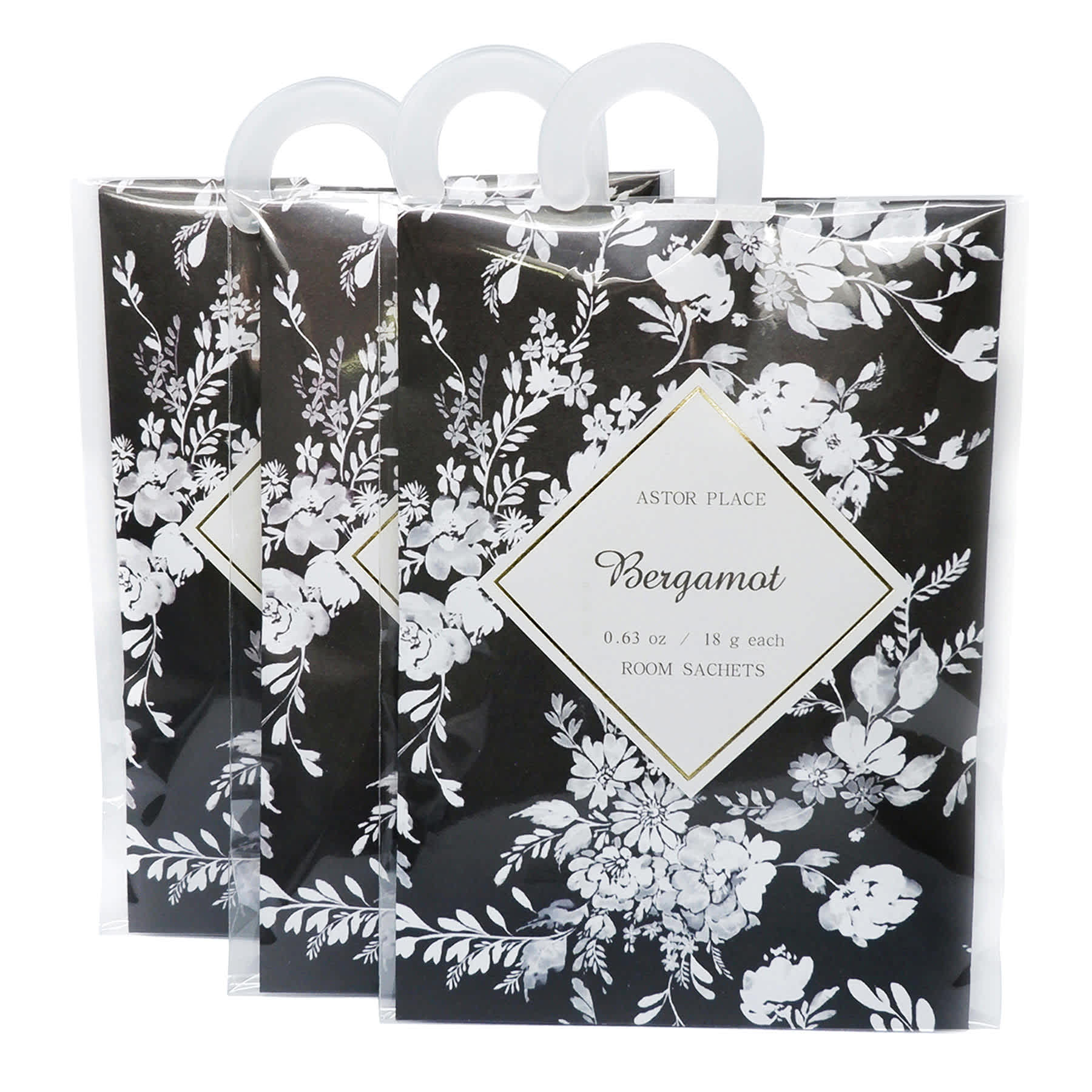 3-Pack Bergamot Scented Sachets