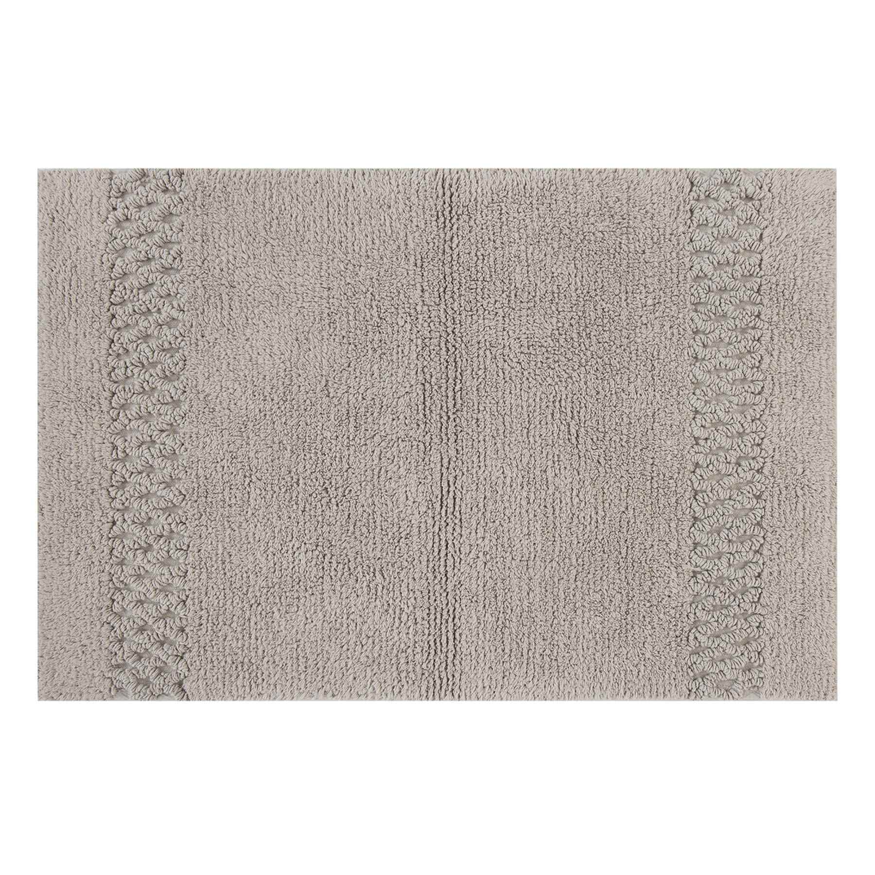 Providence Reversible Grey Bath Rug, 20x30