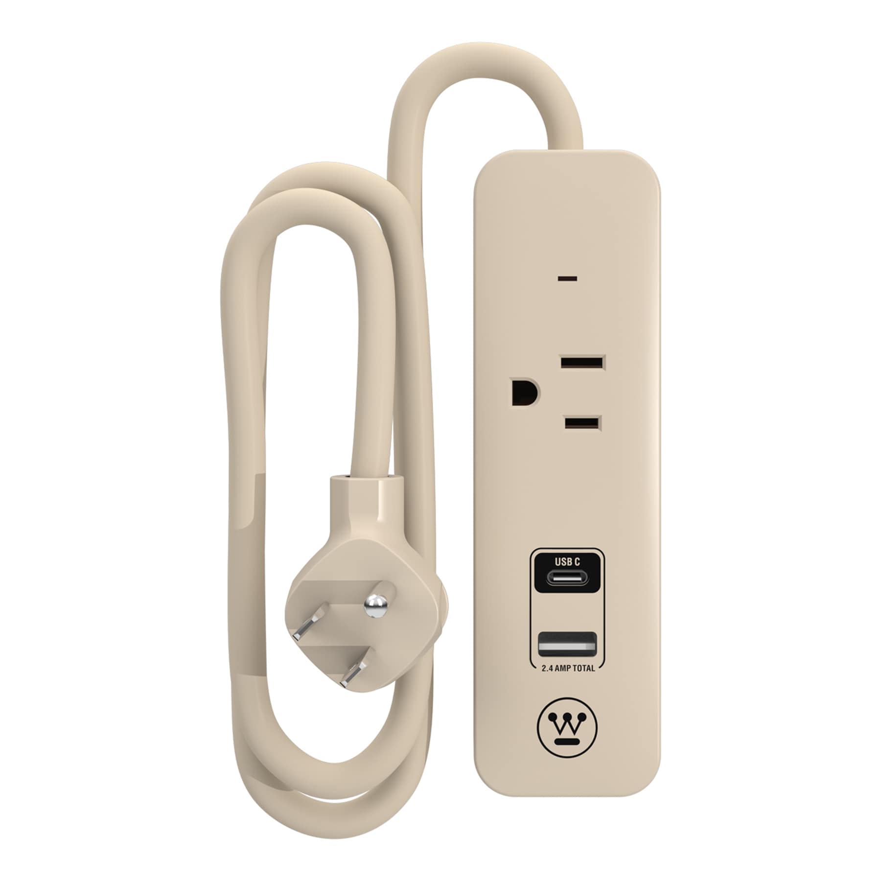 Usb Power Strip White Smoke