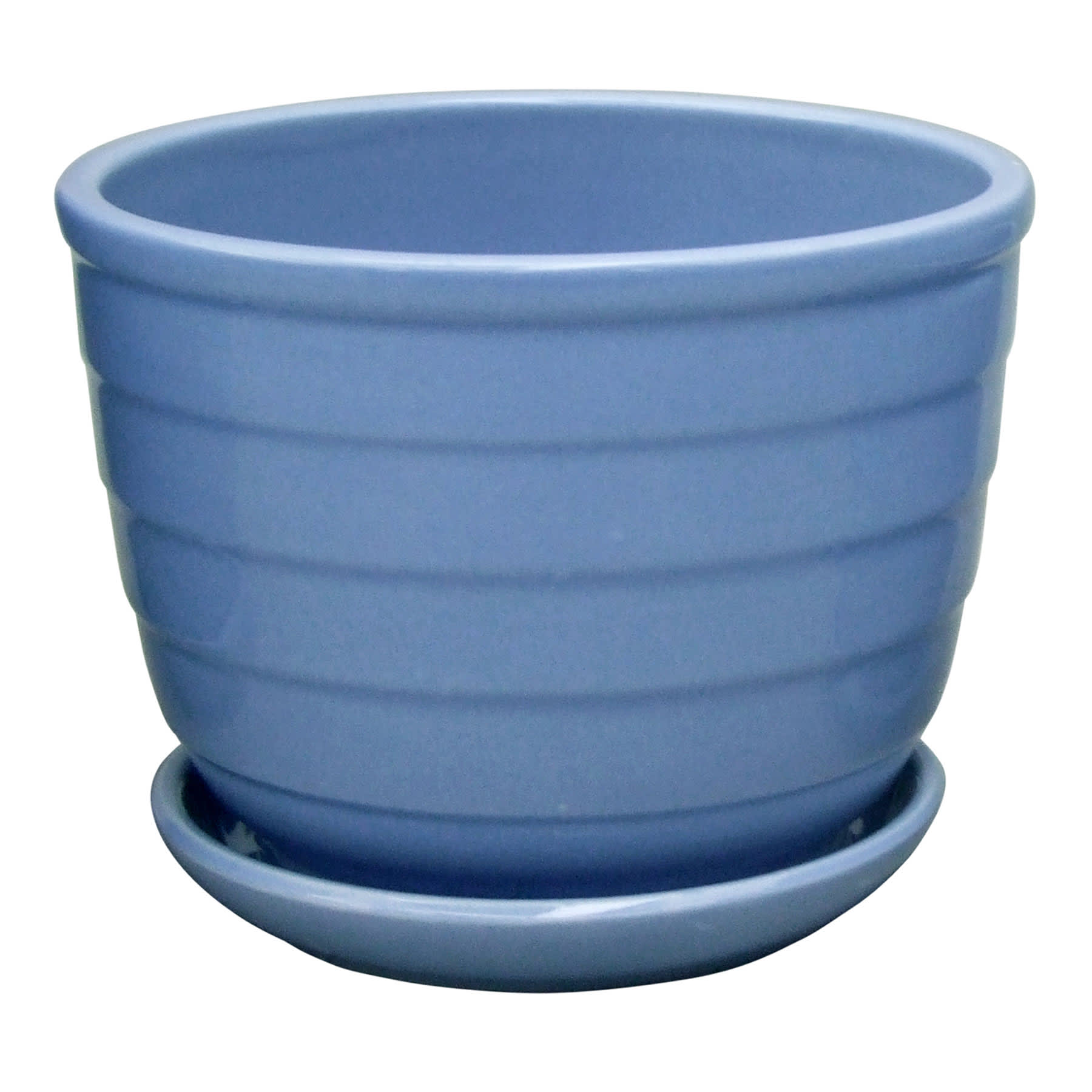 Indoor Blue Beehive Ceramic Pot, Small