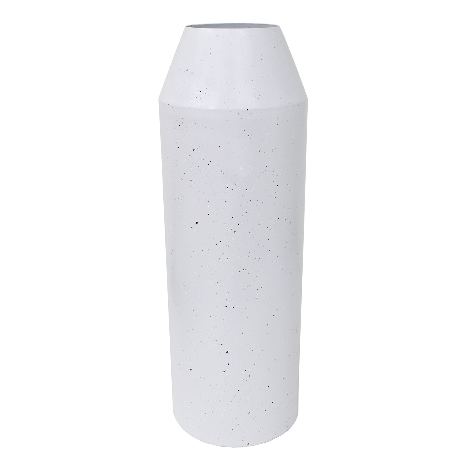 White Flower Metal Oversized Vase, 29"