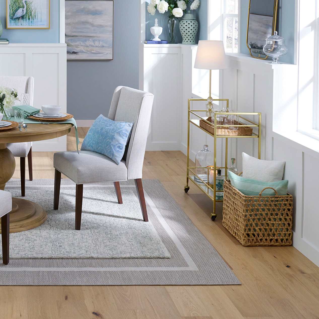 Natural Rattan Rectangle Tray