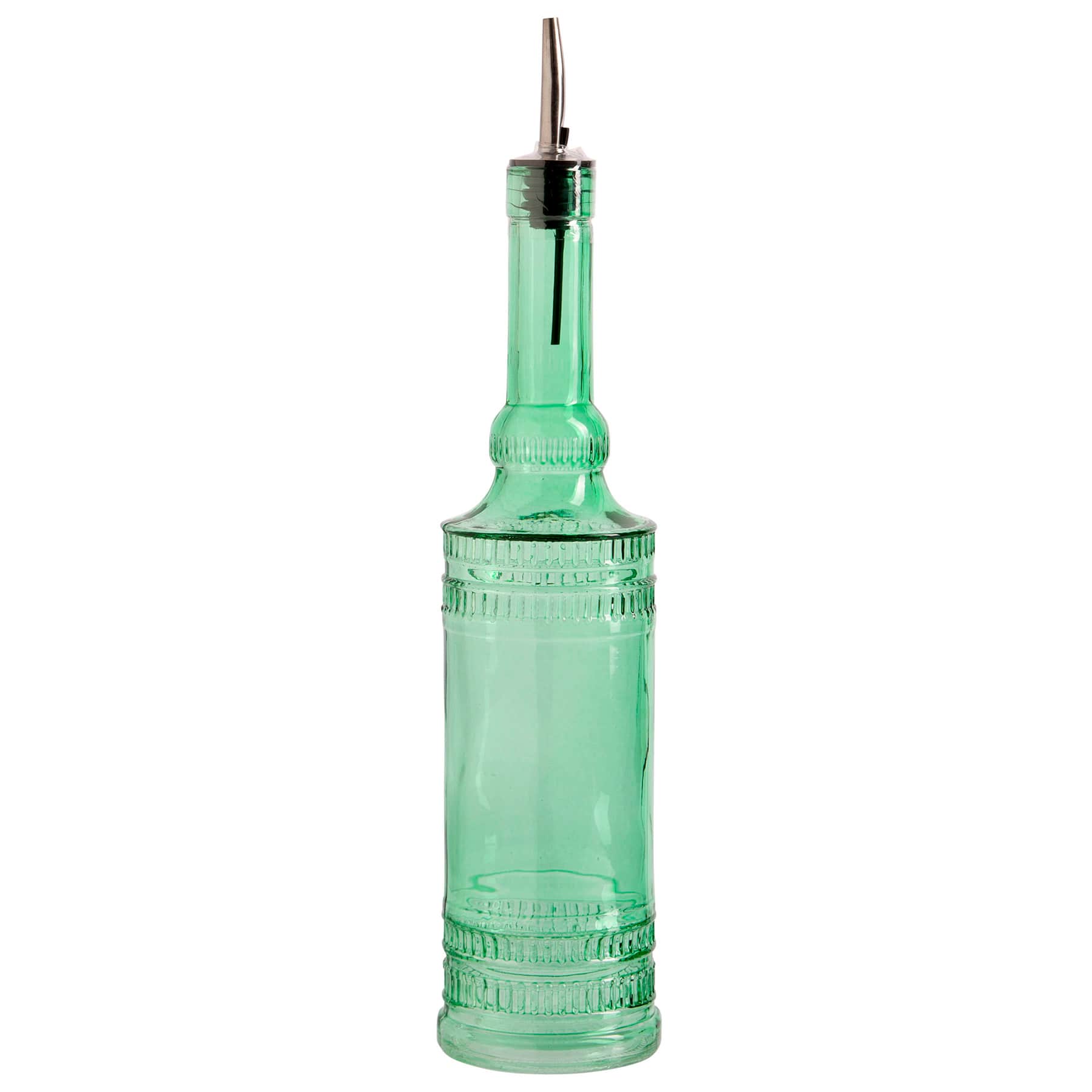 Tuscana Round Jade Oil & Vinegar Bottles, 25oz