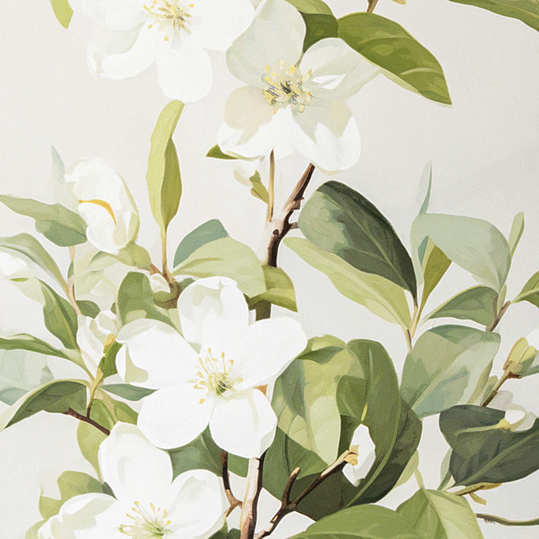 Greenery Canvas Wall Art, 24x35