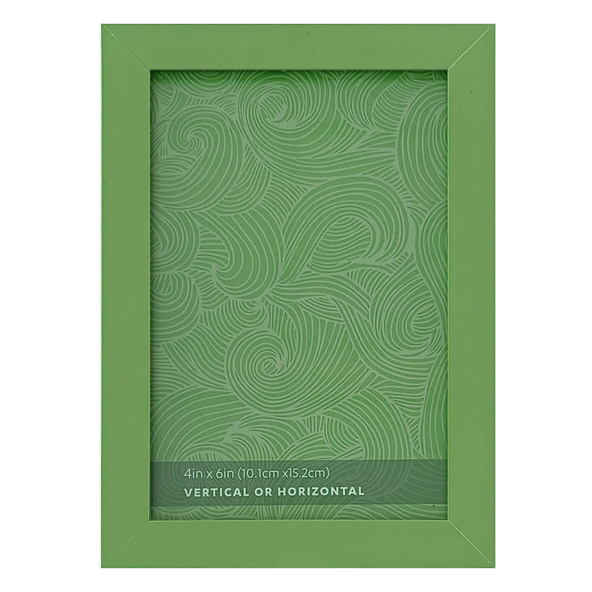 Green Tabletop Picture Frame, 4x6