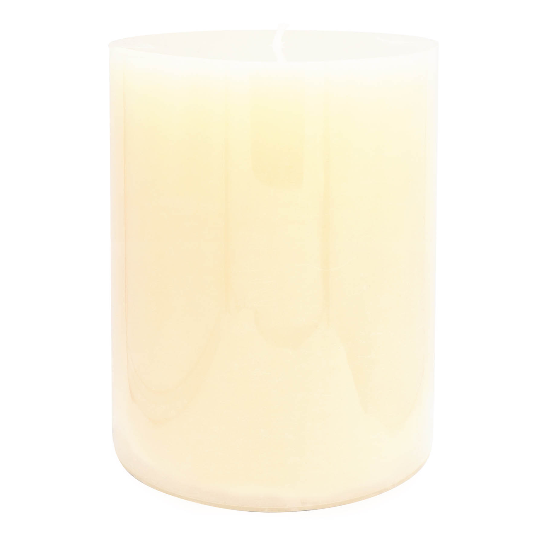Honeybloom Ivory Unscented Pillar Candle, 3x4
