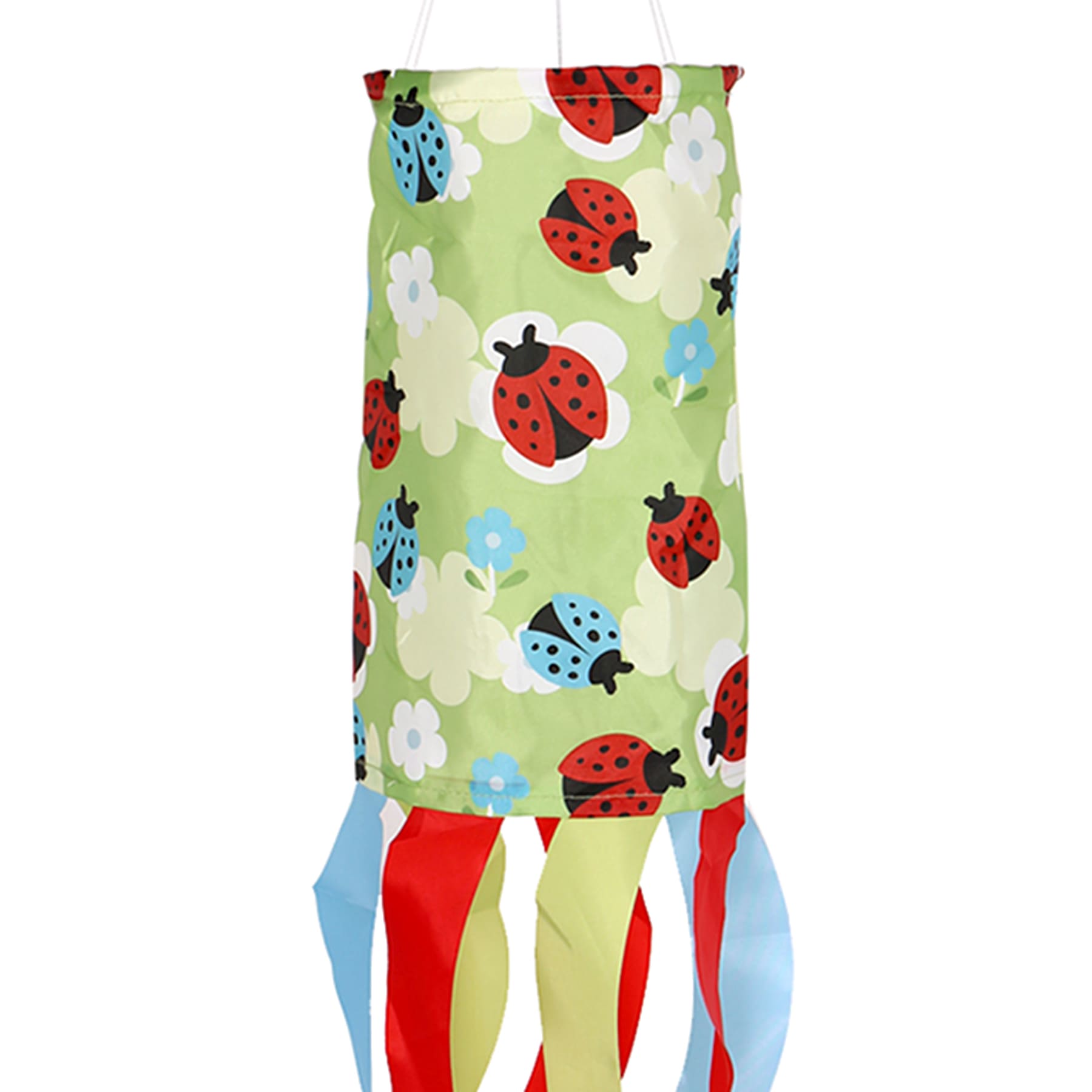 Ladybug Hanging Windsock, 38"