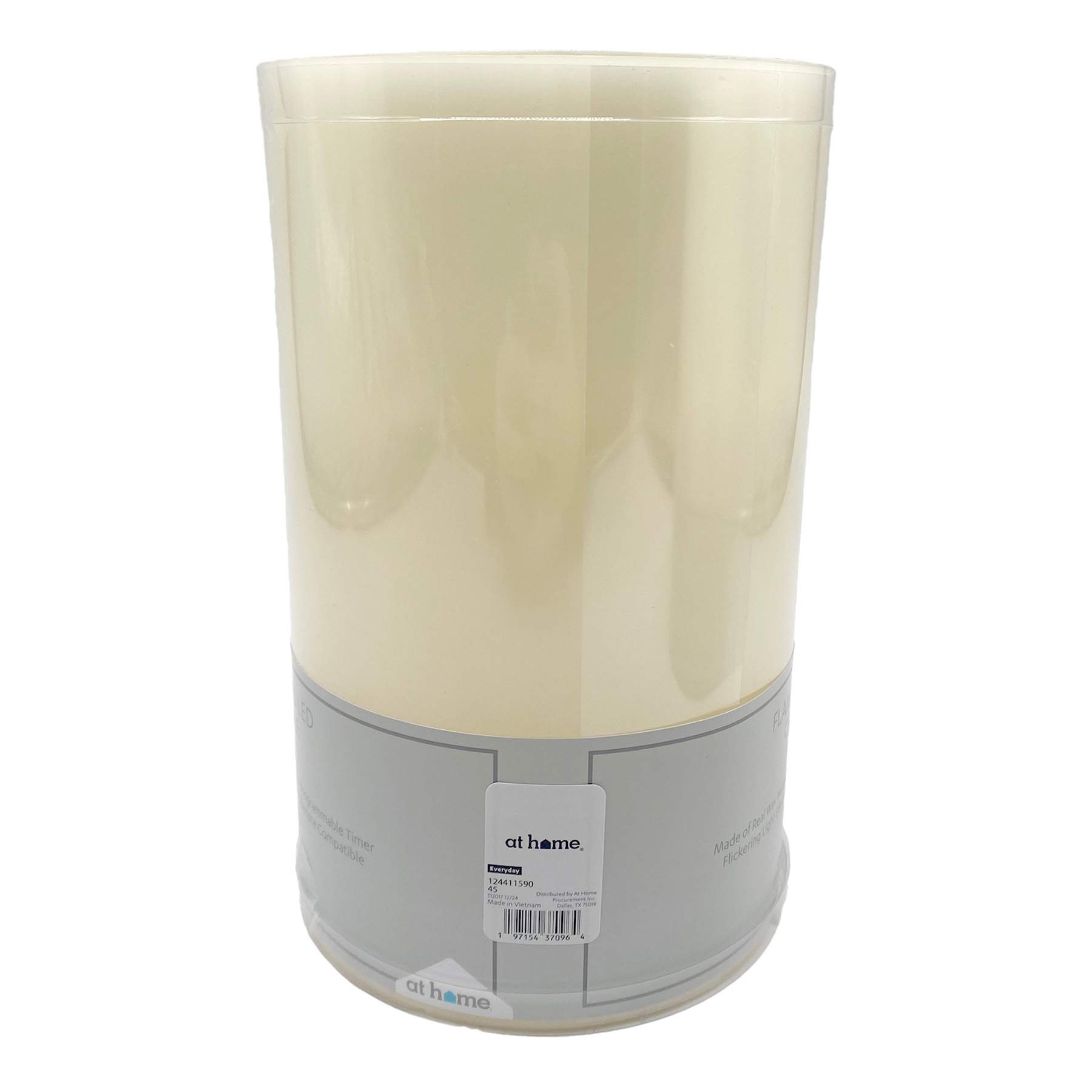 Ivory Pillar Candle, 5x8
