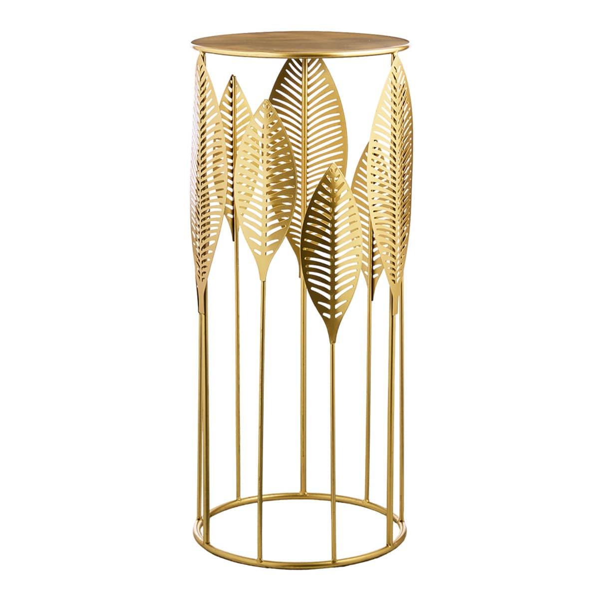 Found & Fable Metal Leaf Plant Stand, Medium