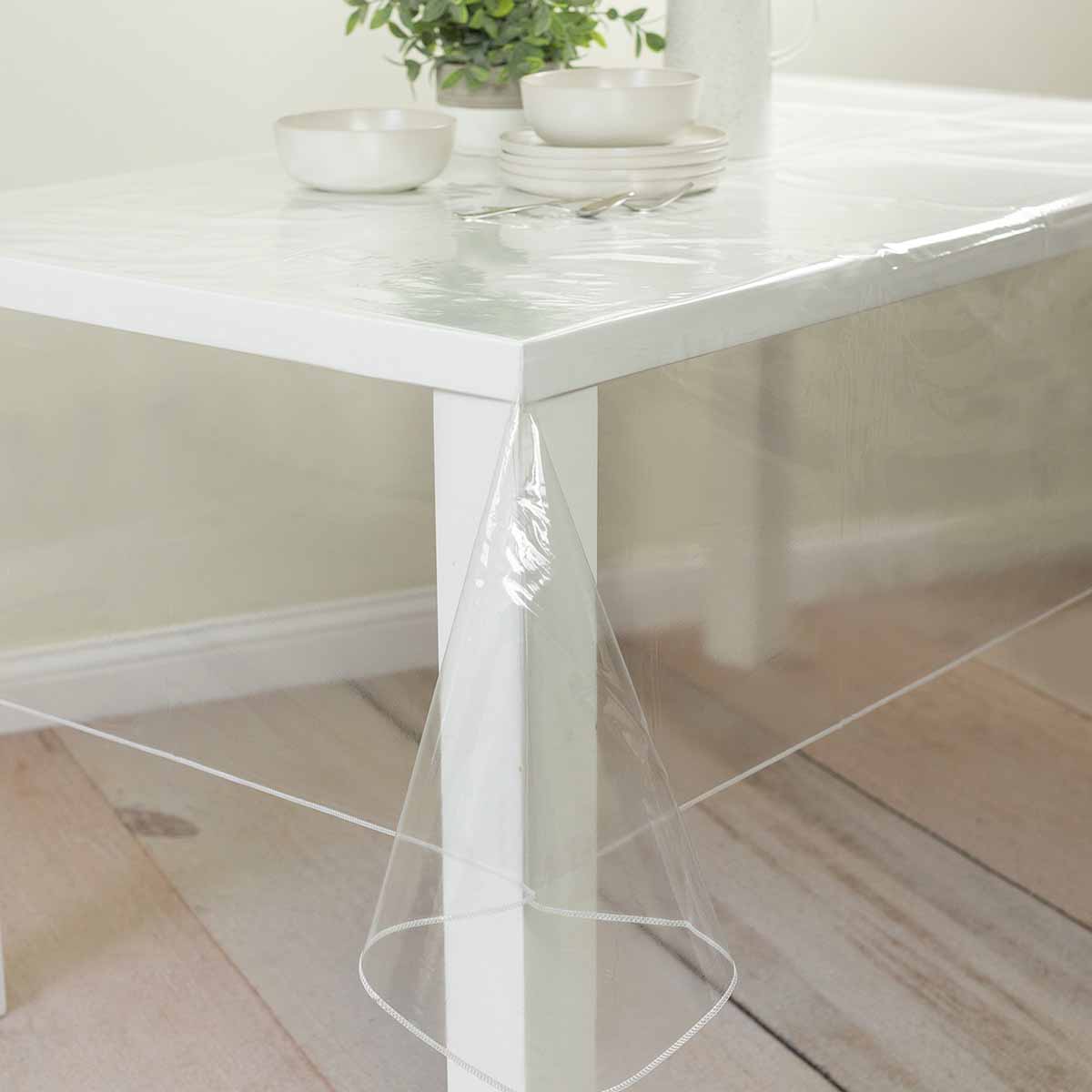 Clear Vinyl Tablecloth, 60x108