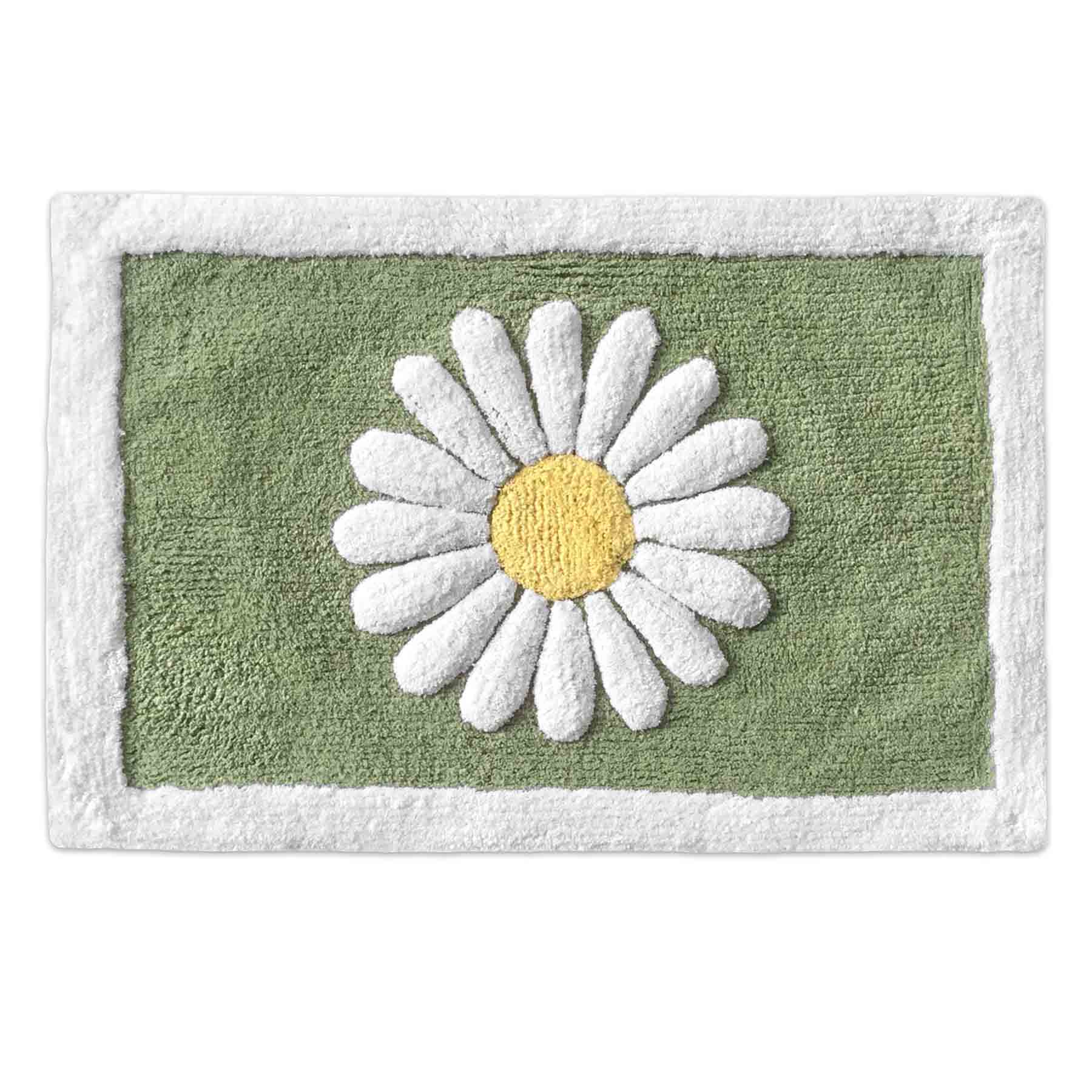 Sage Dandelion Tufted Bath Rug, 20x30