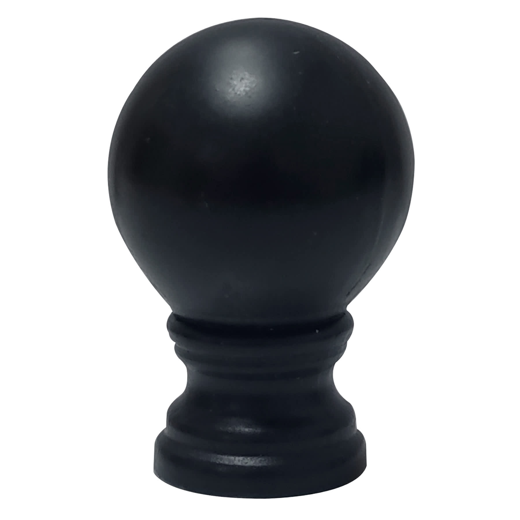 Bronze Wood Round Lamp Finial