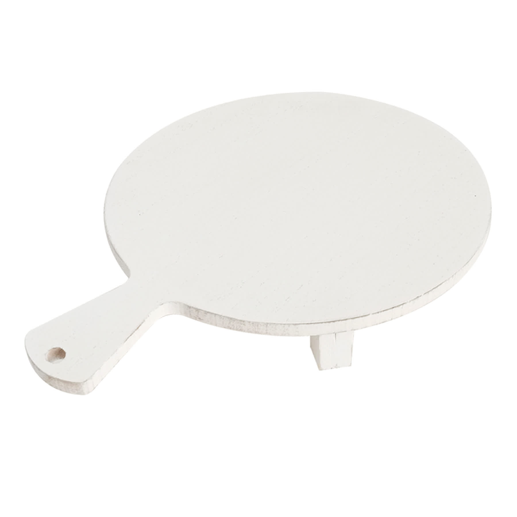 2-Piece White Round Riser Set