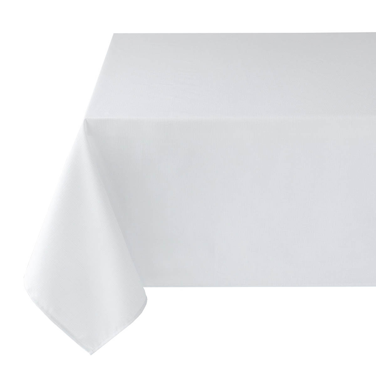 Basics Solid White Tablecloth, 60x84