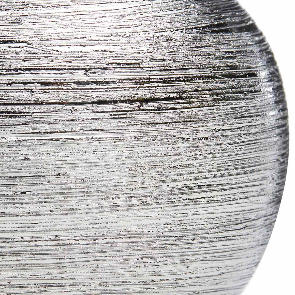 Crosby St. Indoor Silver Round Textured Pot, 4"