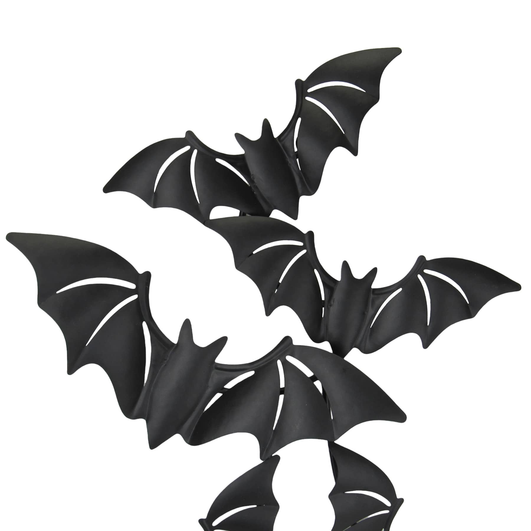Halloween Bats Metal Wall Decor, 12x25