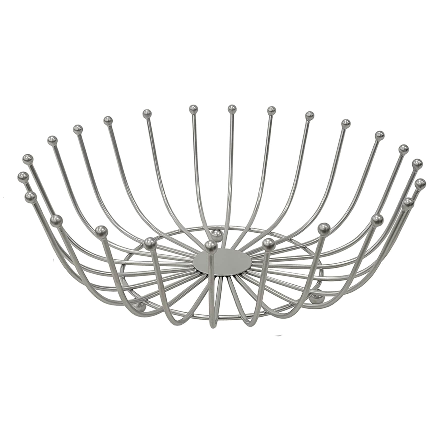 Satin Nickel Fruit Basket