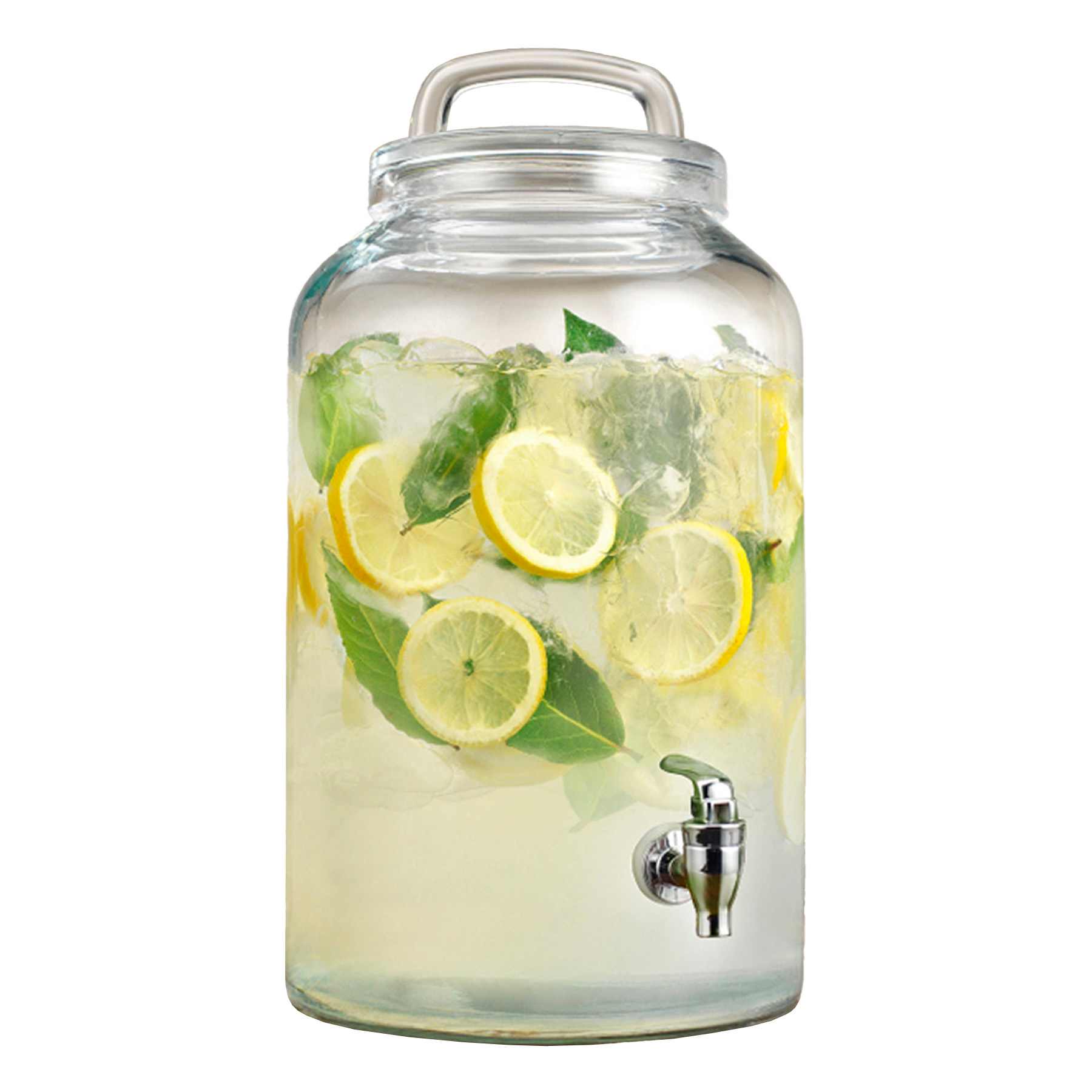 2-Gallon Loop Lid Beverage Dispenser