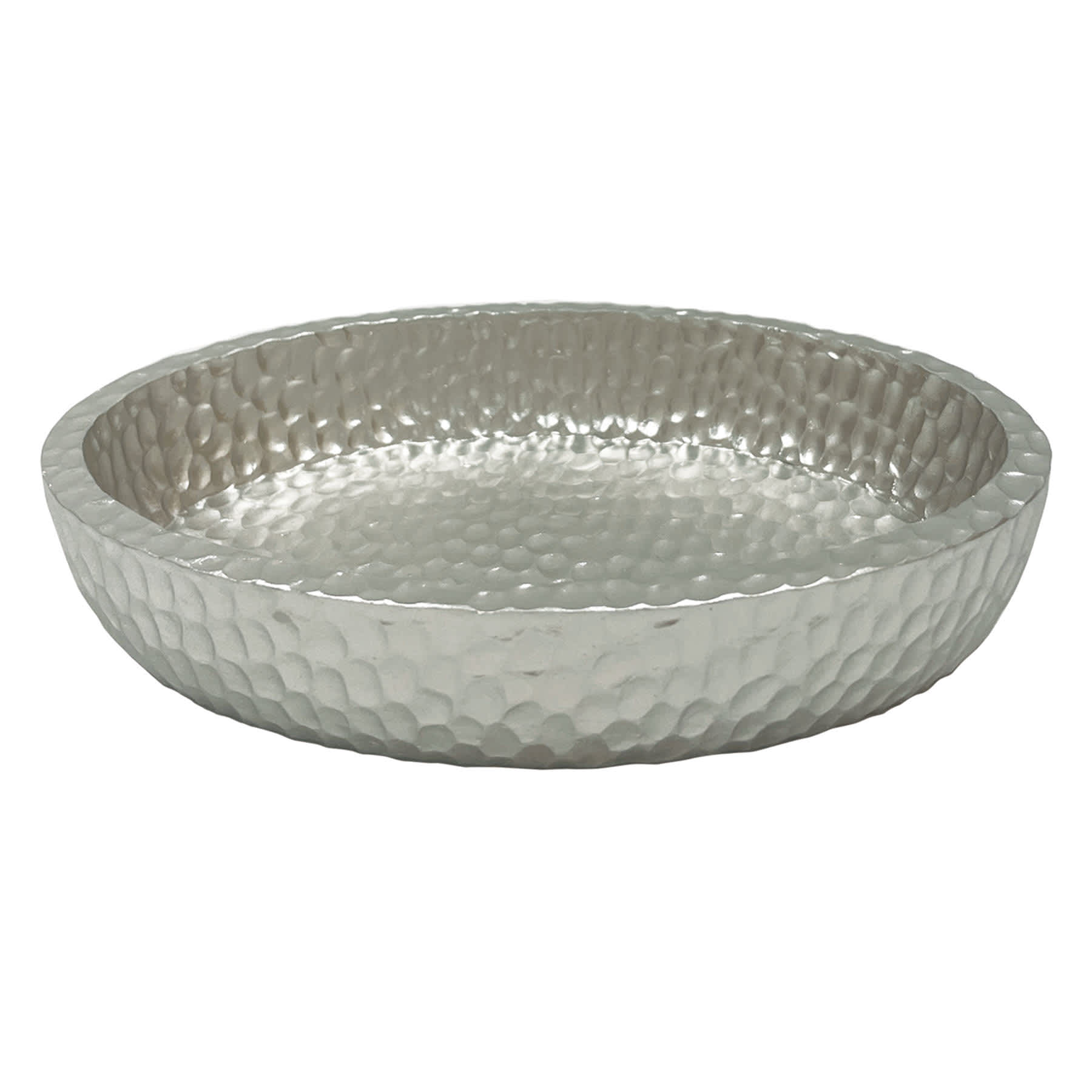 Found & Fable Silver Hammered Soap Dish, 5.5"