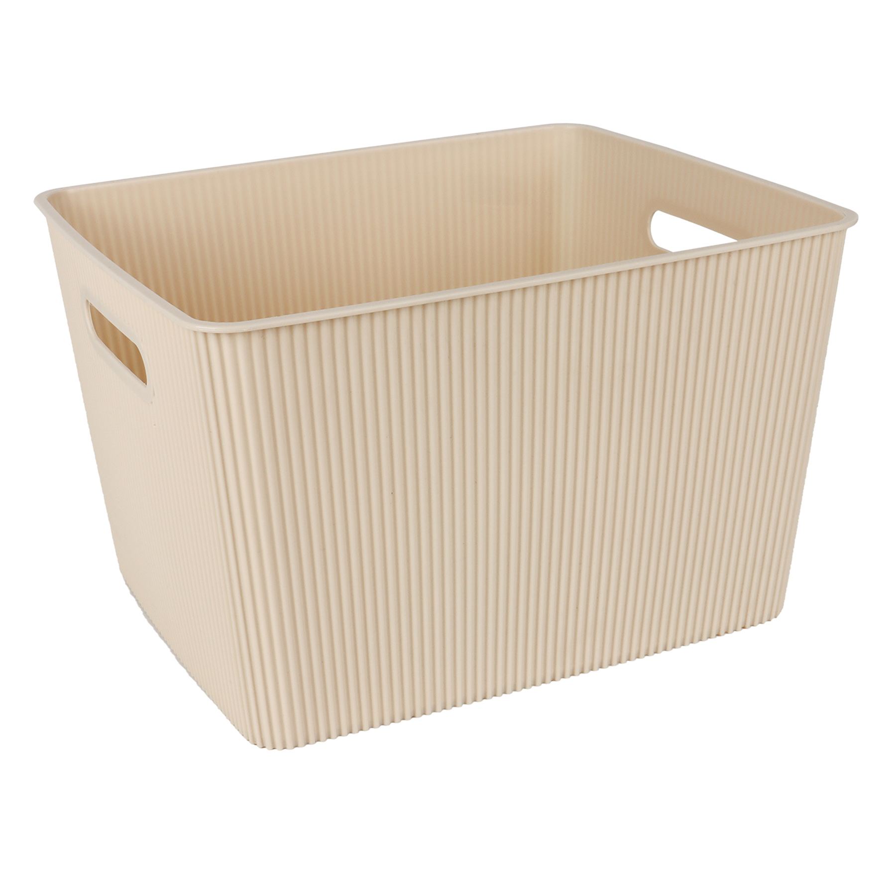 Doric Tan Storage Basket, Large
