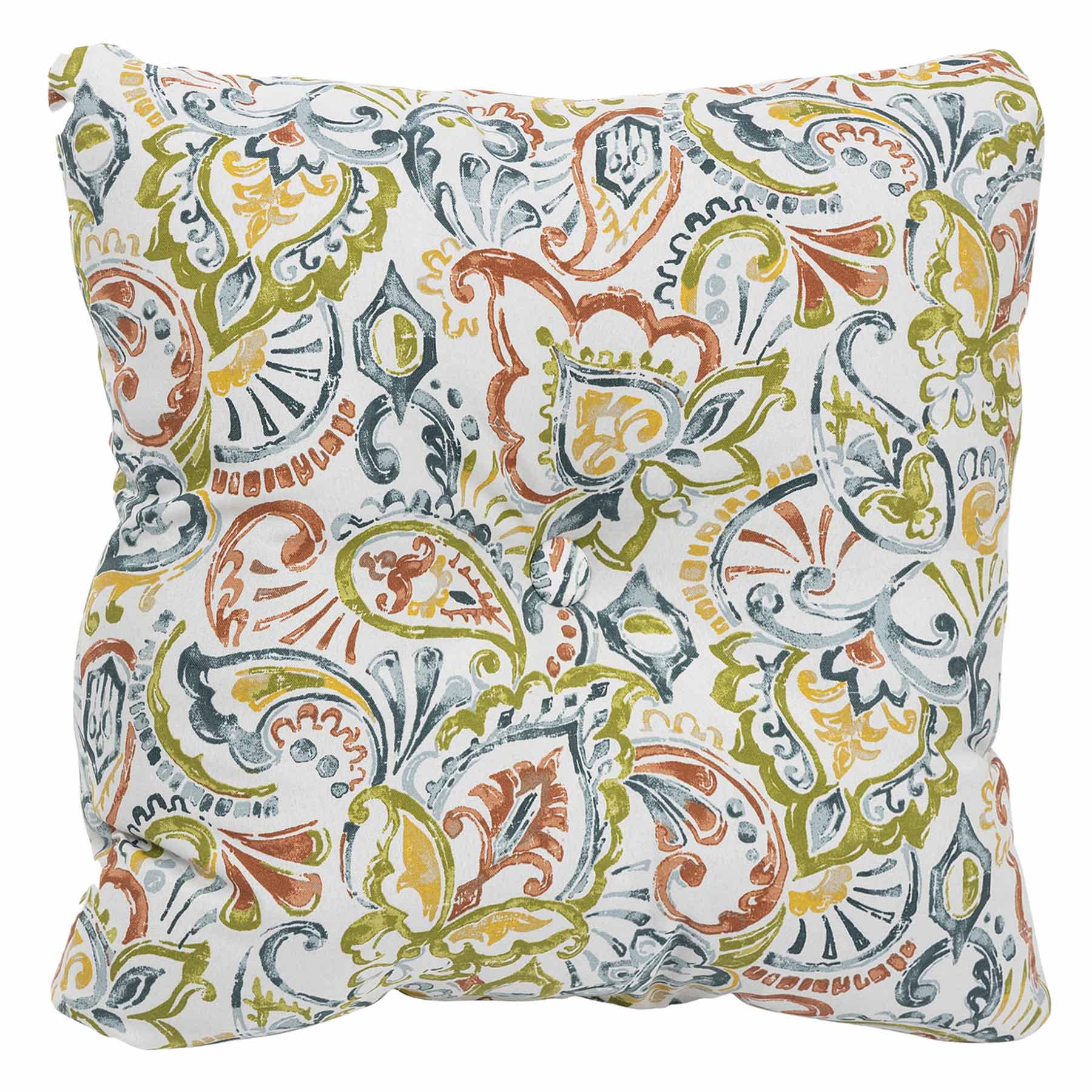 Malitta Billard Outdoor Tufted Back Cushion